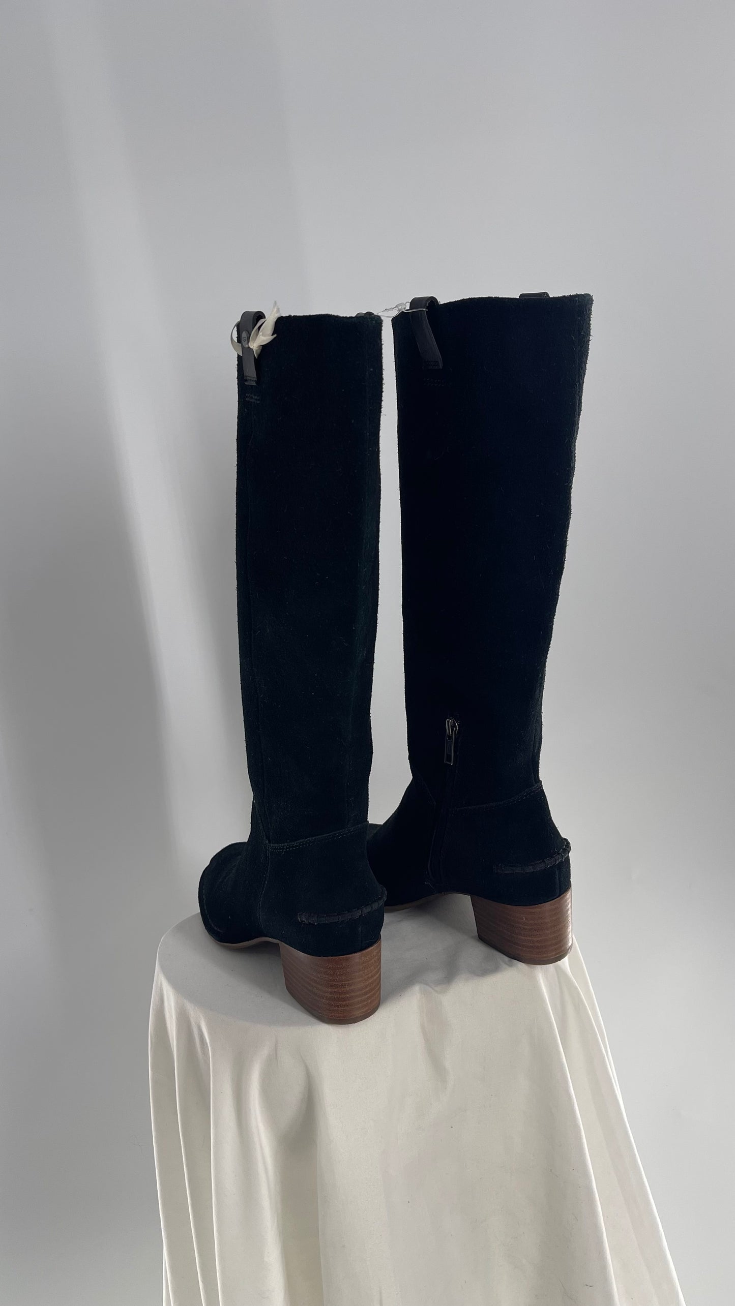 UGG x Free People Black Suede Riding Boot (6)