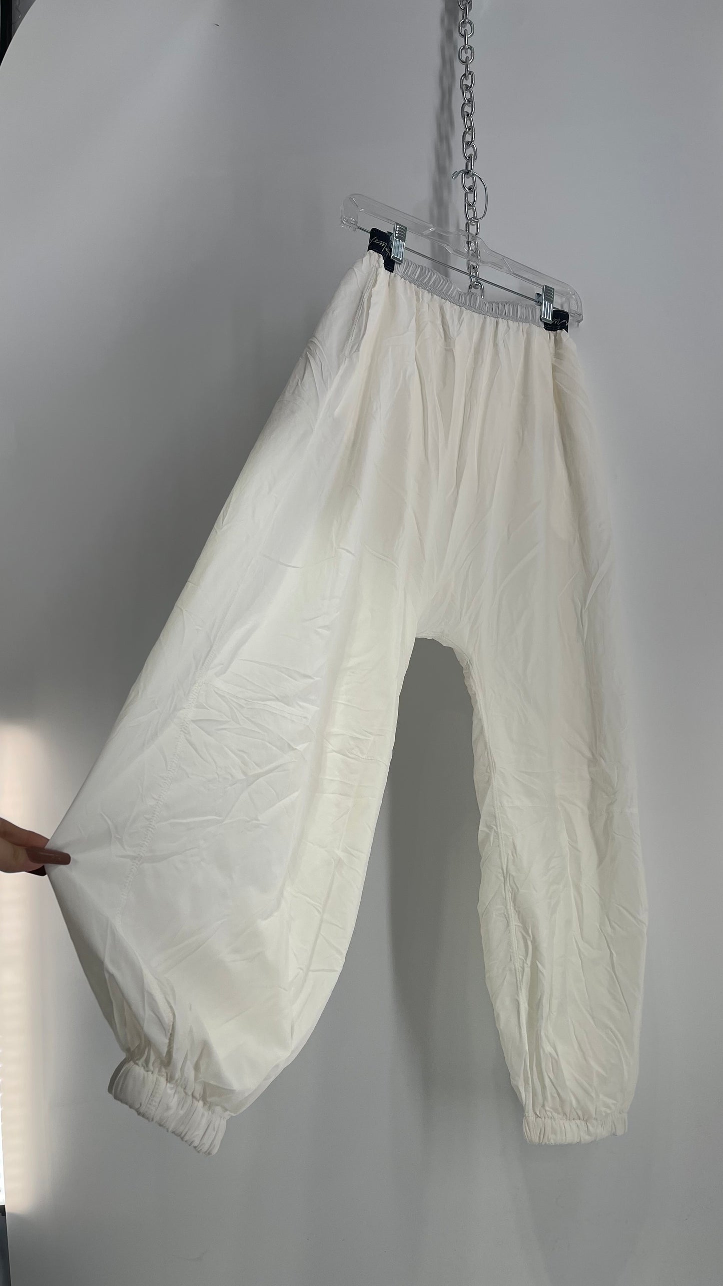Free People Movement White Haram Exercise Pants (S)