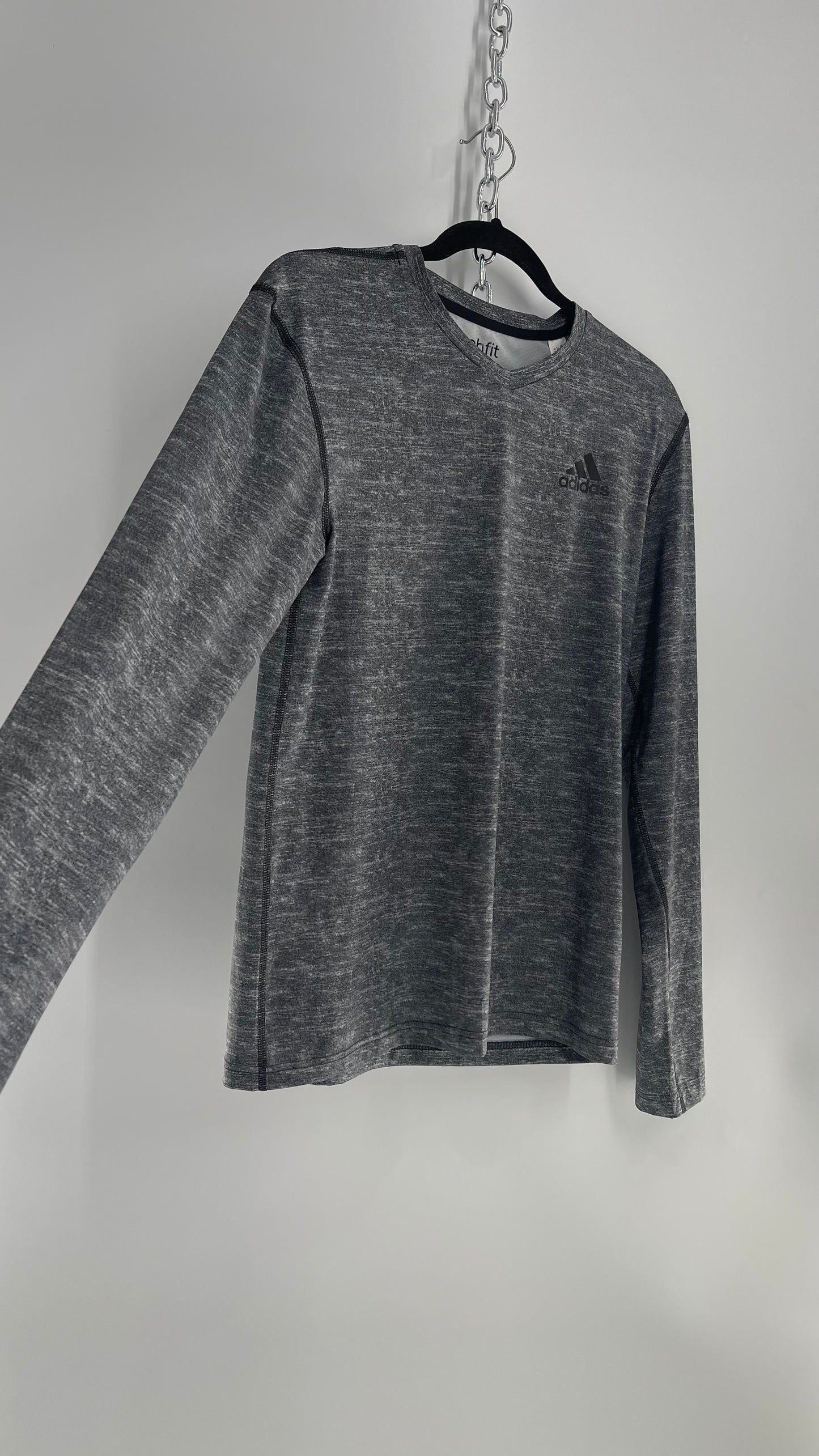 Adidas Gray Athletic Long Sleeve with Tags Attached (Small)