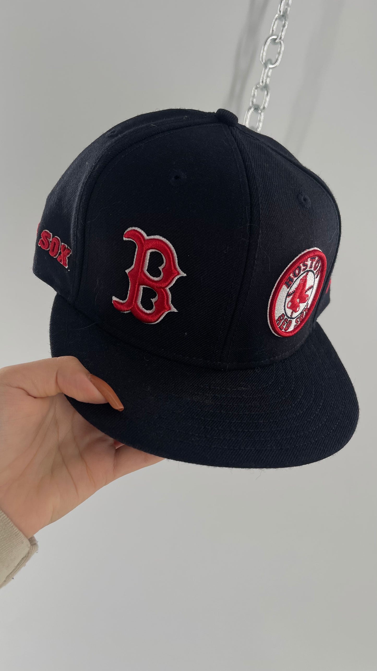 Vintage Embroidered Boston Red Sox Snap Back (7.5)