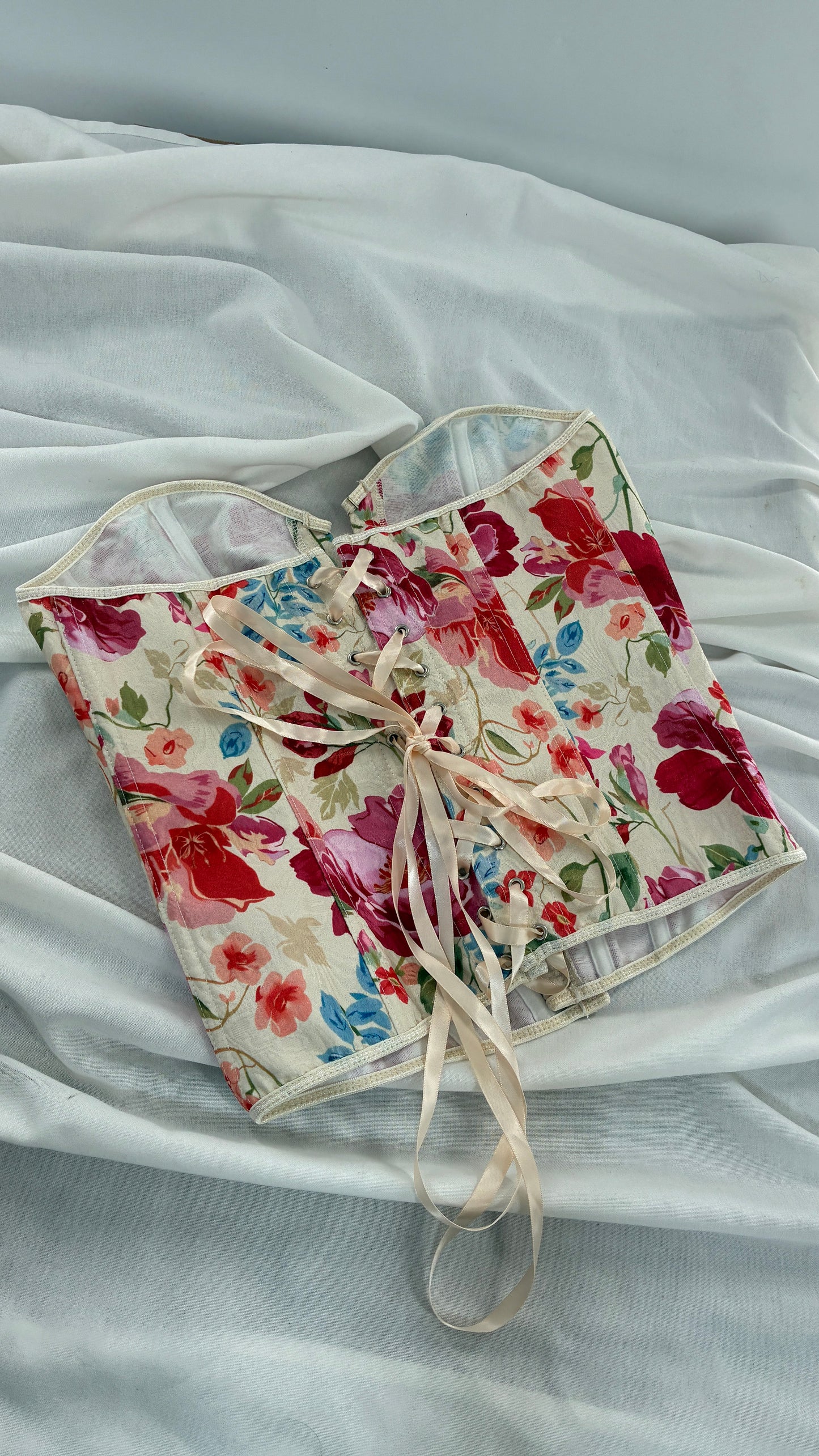 Floral Brocade Corset (Large)