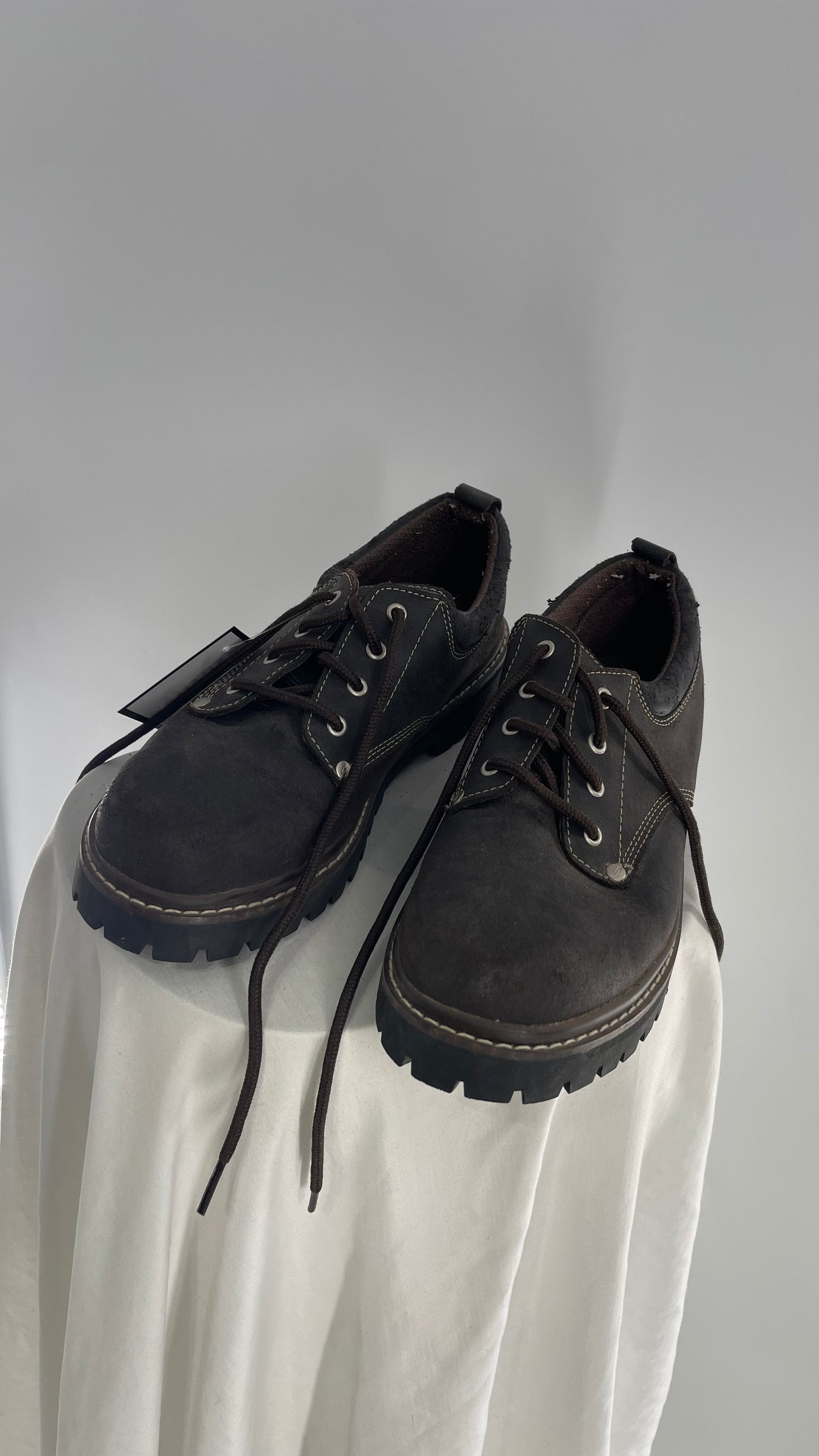 Vintage Chunky Leather Sketchers Oxfords (10)