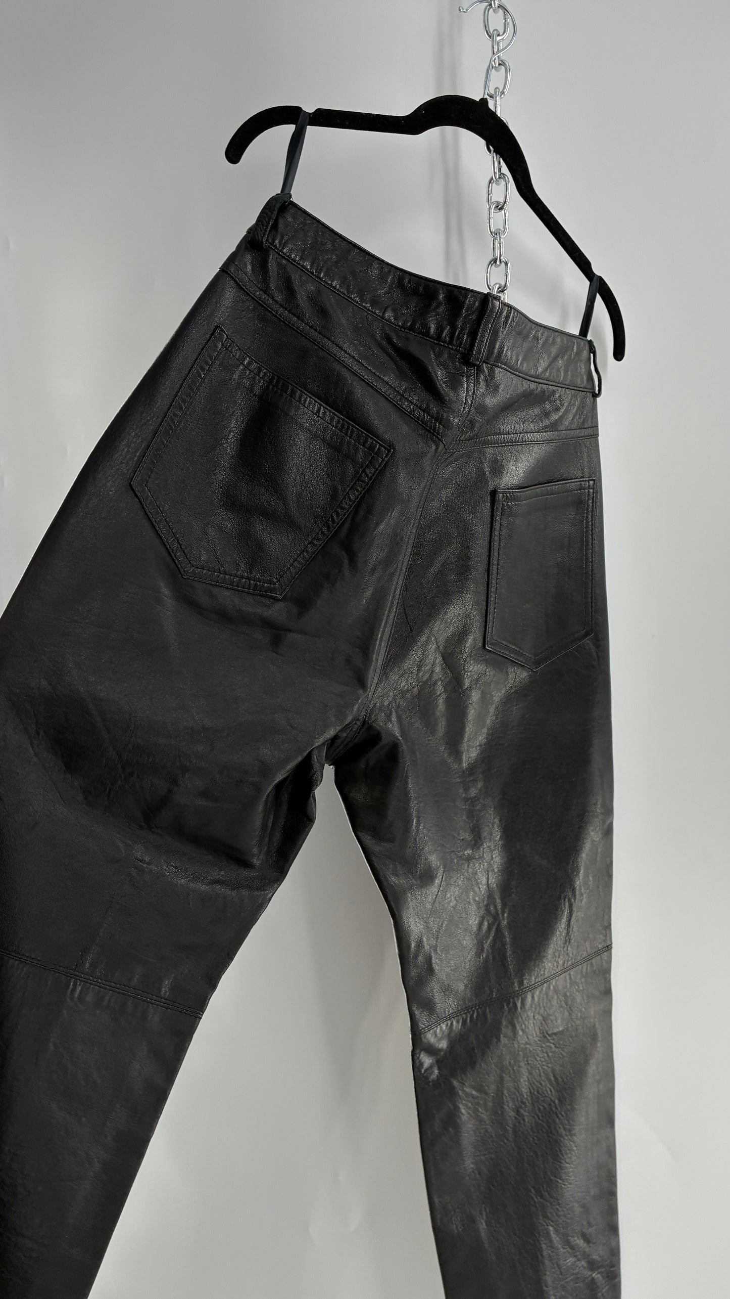Vintage J. Percy for Marvin Richards Black Leather Pants (12)