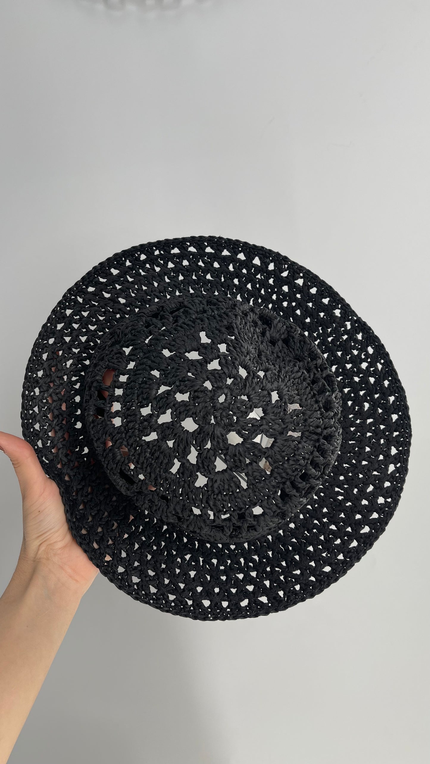 Peter Rabbit Black Straw Sun Hat