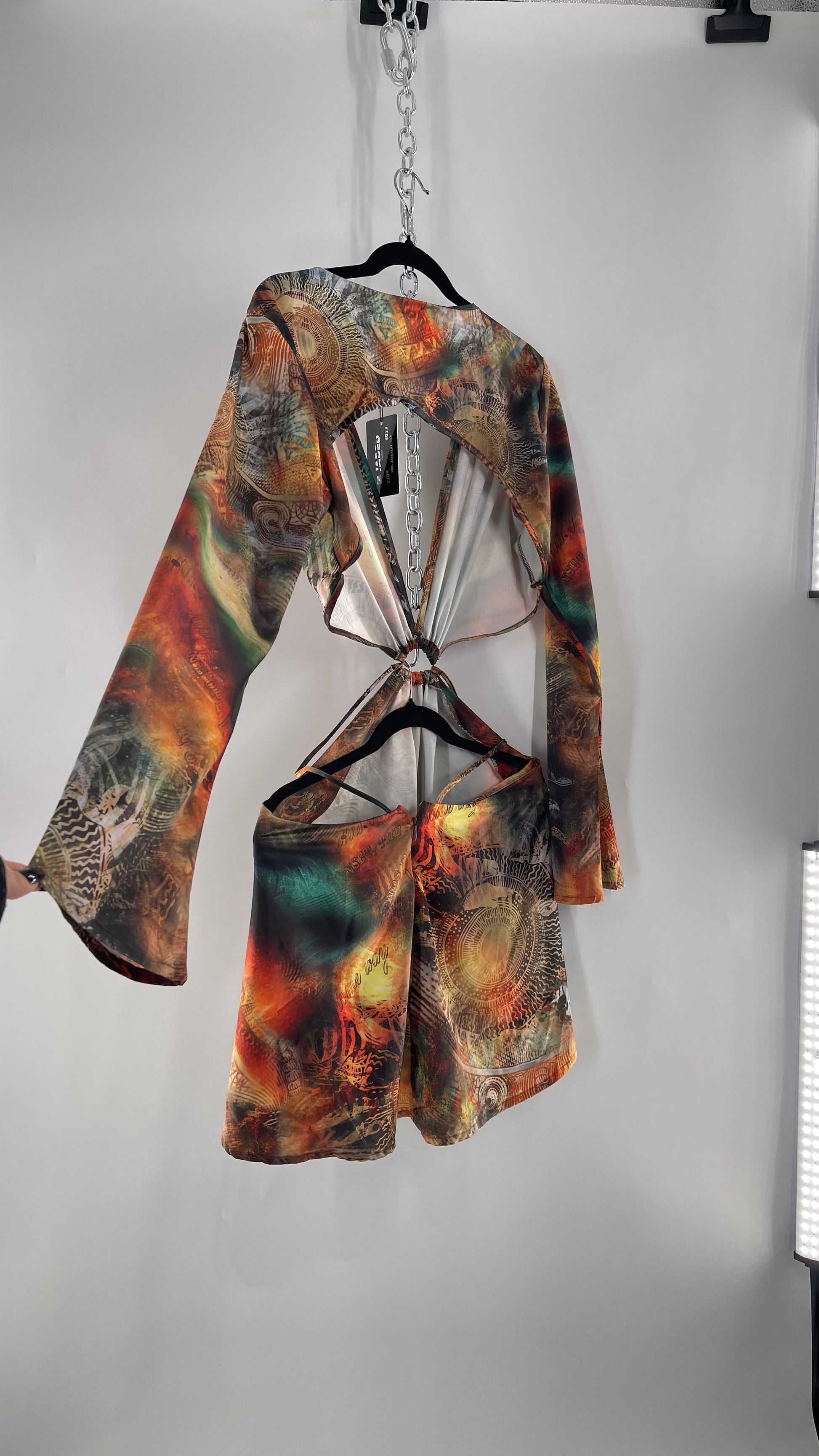 orange jaded london dress Obsessing over the Layered Button Mini Dress from @Jaded London The fresh orange and gold details are the epitome of summer style Every girl needs her perfect summer mini!! #revolve