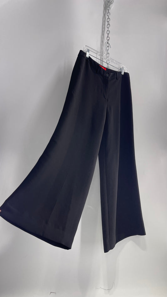 Oscar De Lá Renta Black Wide Legs (8)