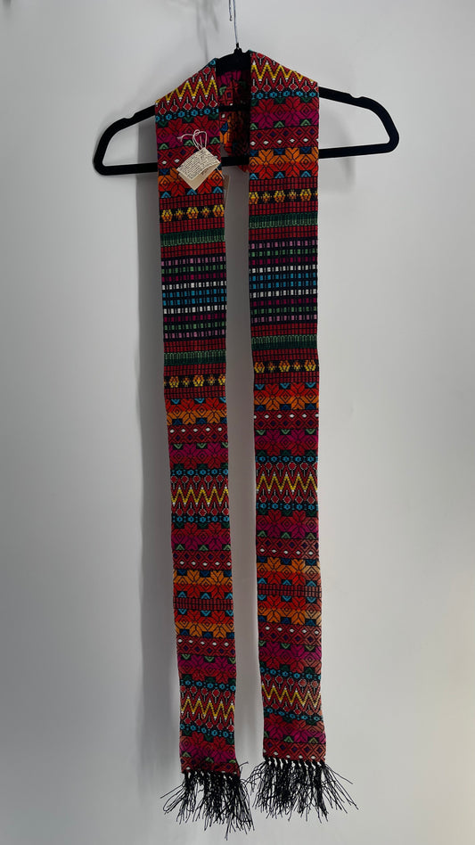 Vintage Multicolored Project Quetzal Knit Woven Priest Stoll