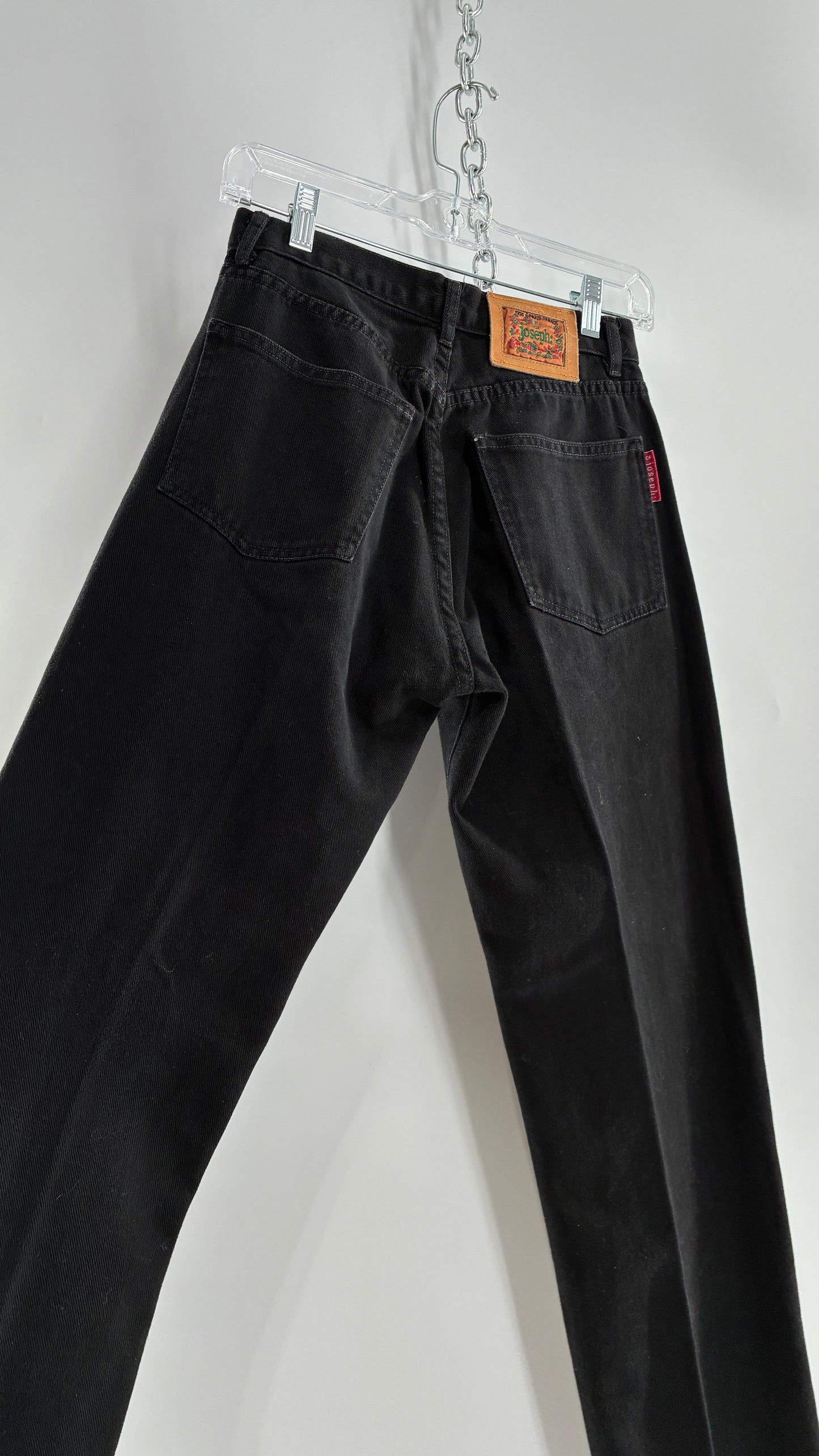Vintage For Joseph Paris, France Black High Waisted Mom Jean (28)