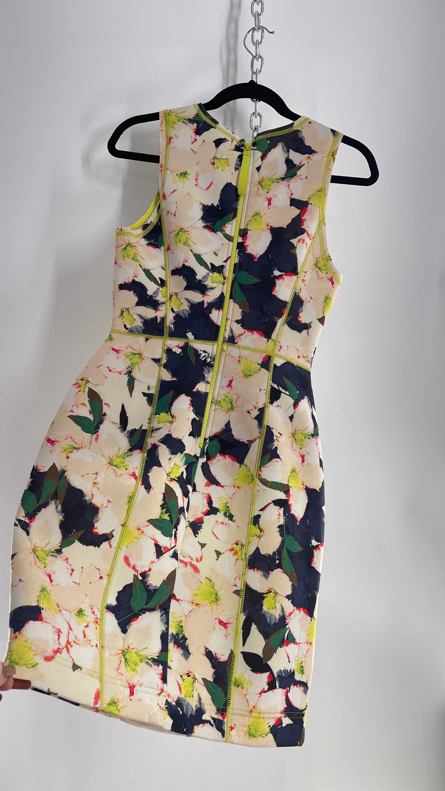 JCREW Neoprene Style Floral Dress (2)