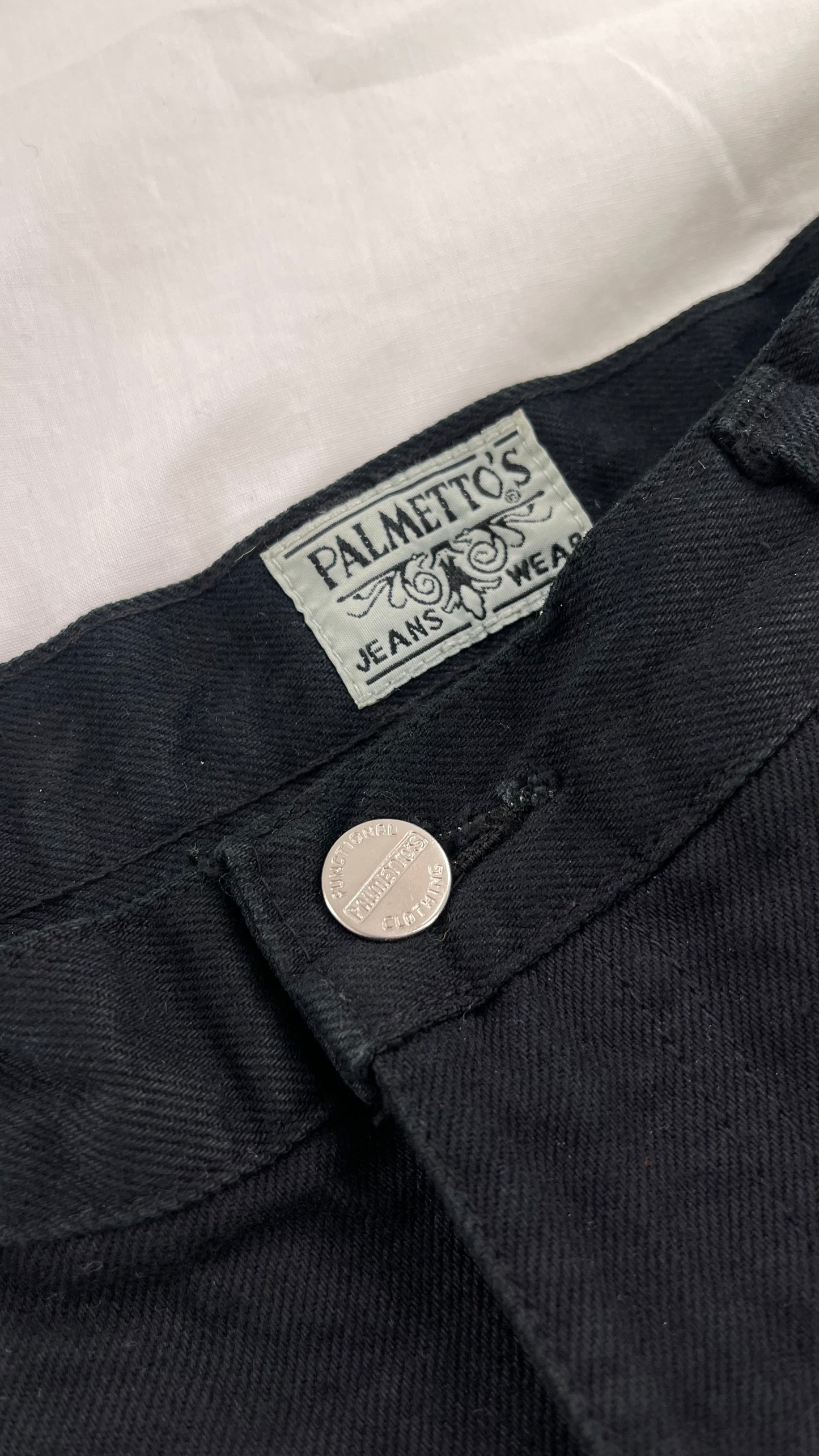 Vintage 1990s Palmetto Black High Waisted Jean (11)