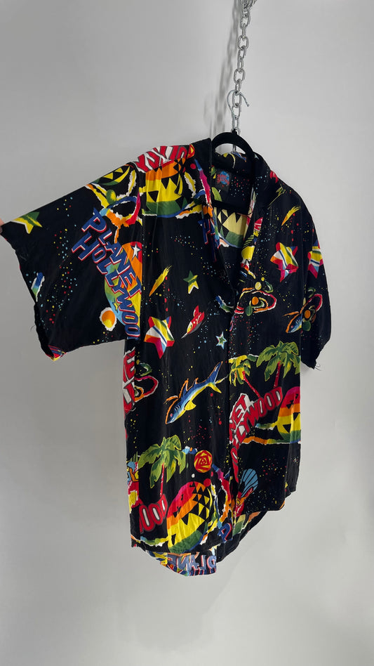 Vintage Planet Hollywood Men’s Button Up (Medium)