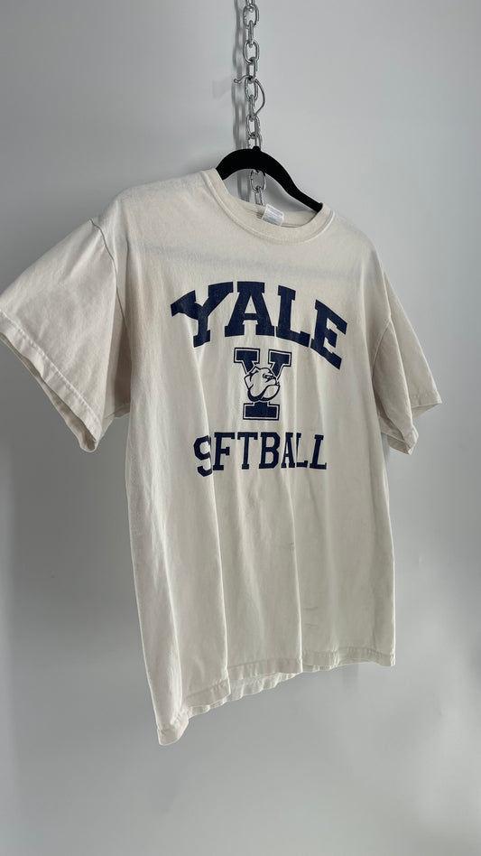 Vintage YALE Softball T Shirt (Medium)