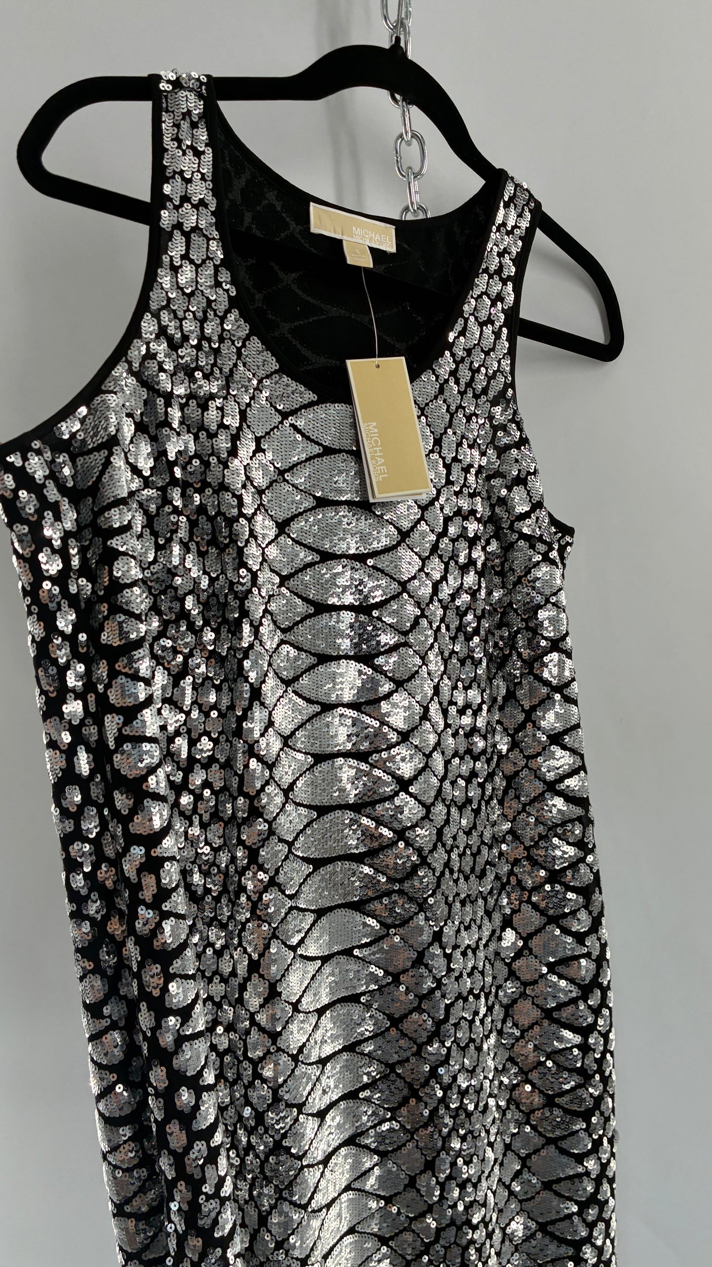 Deadstock Vintage MICHAEL KORS Sequin Mini Dress (Small)