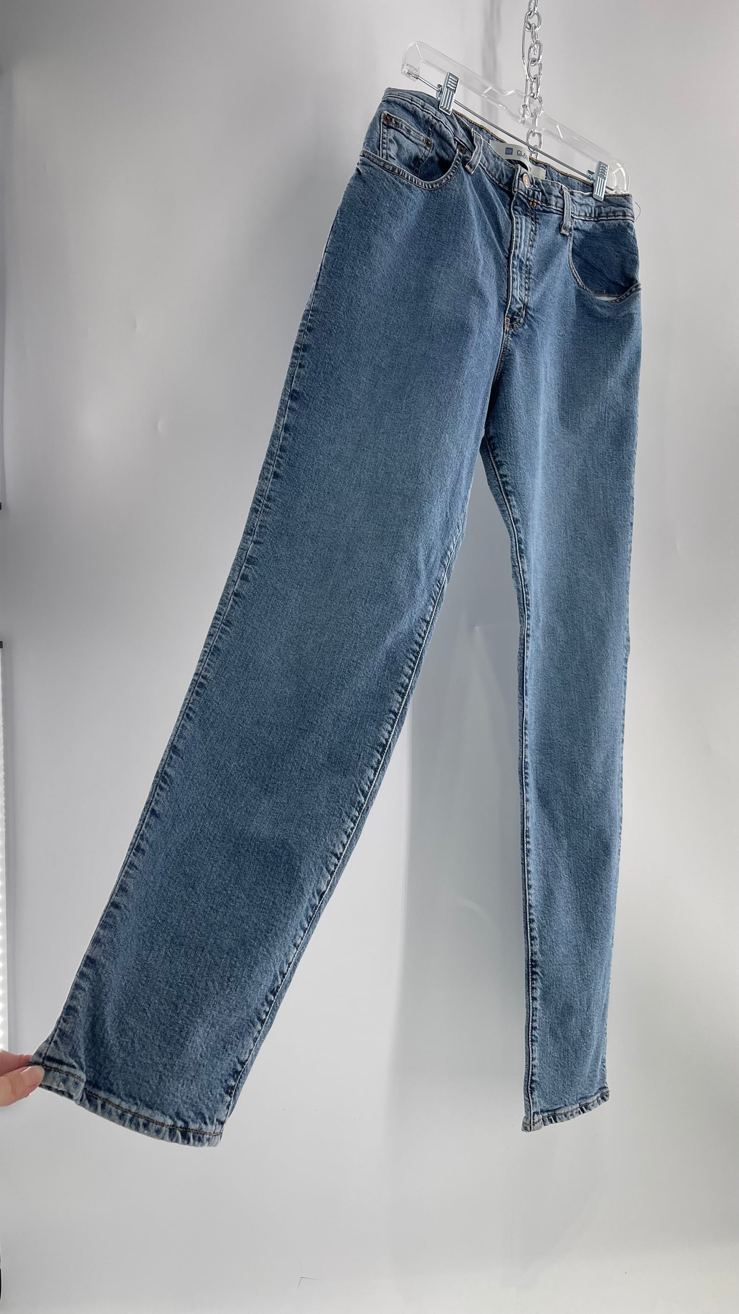Gap Vintage HighWaist Light Wash Jeans (12)