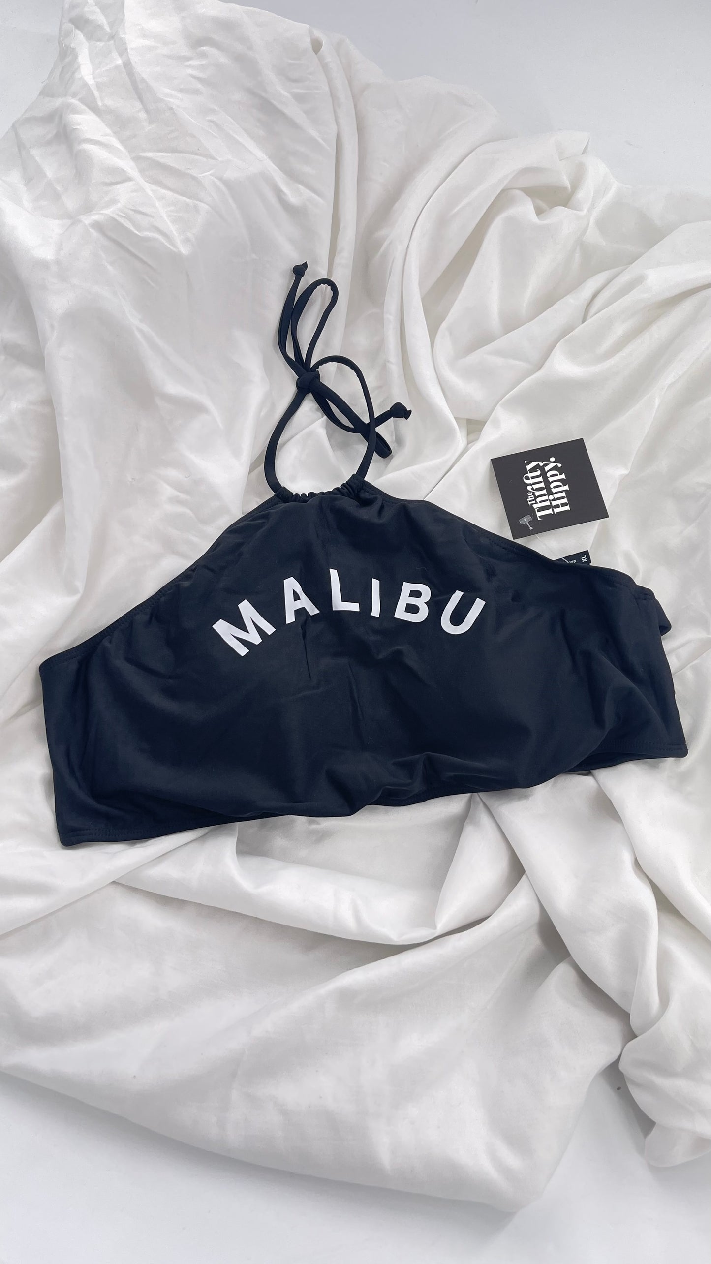 Pacsun LA Hearts Malibu Black Halter (XL)
