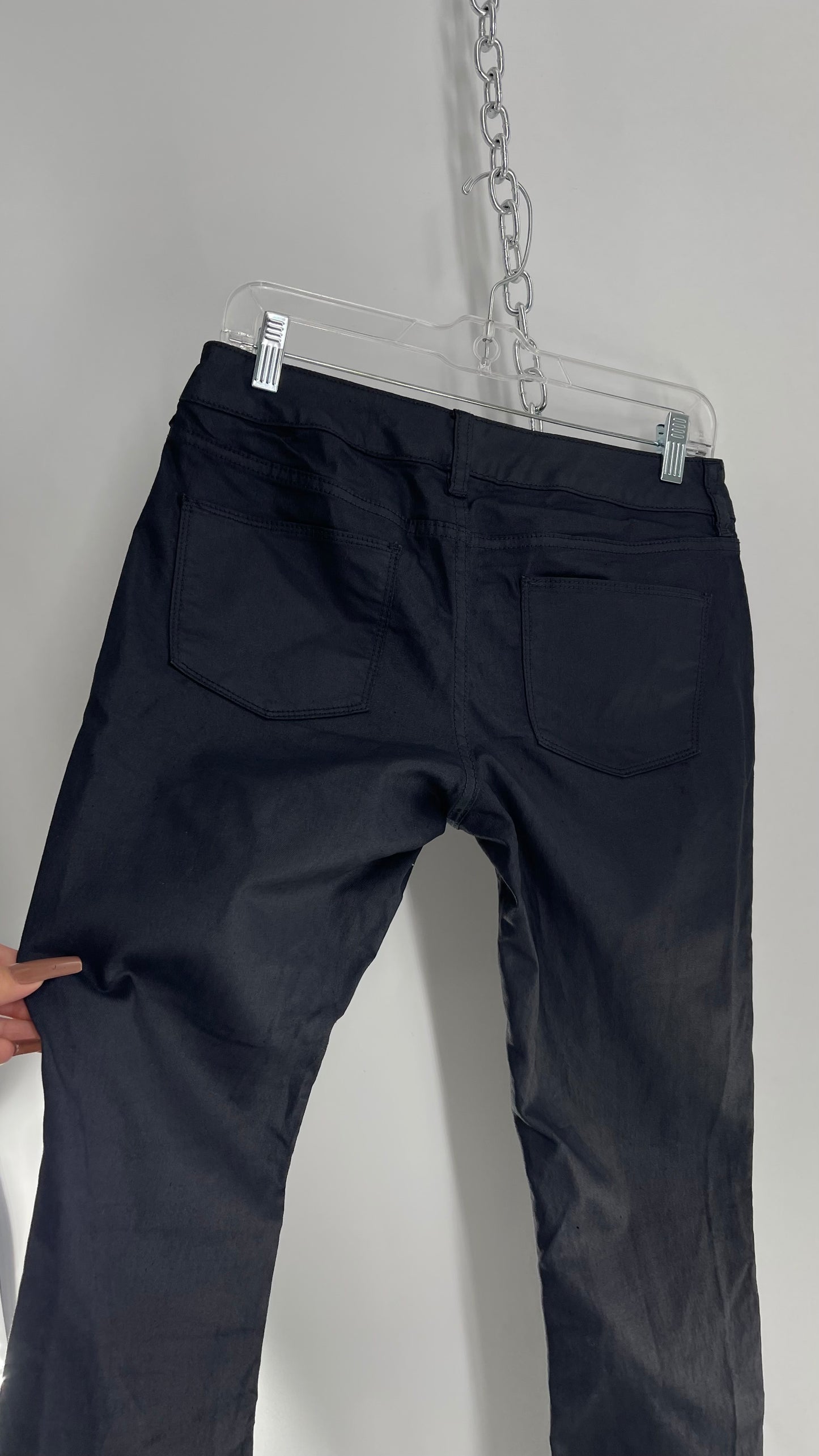 The Limited Blue/Black Metallic Jeans (6)