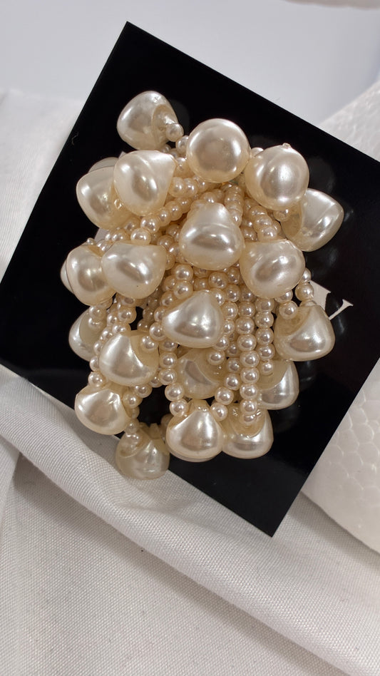 Vintage Pearl Cluster Statement Earring/Pin (1/1)