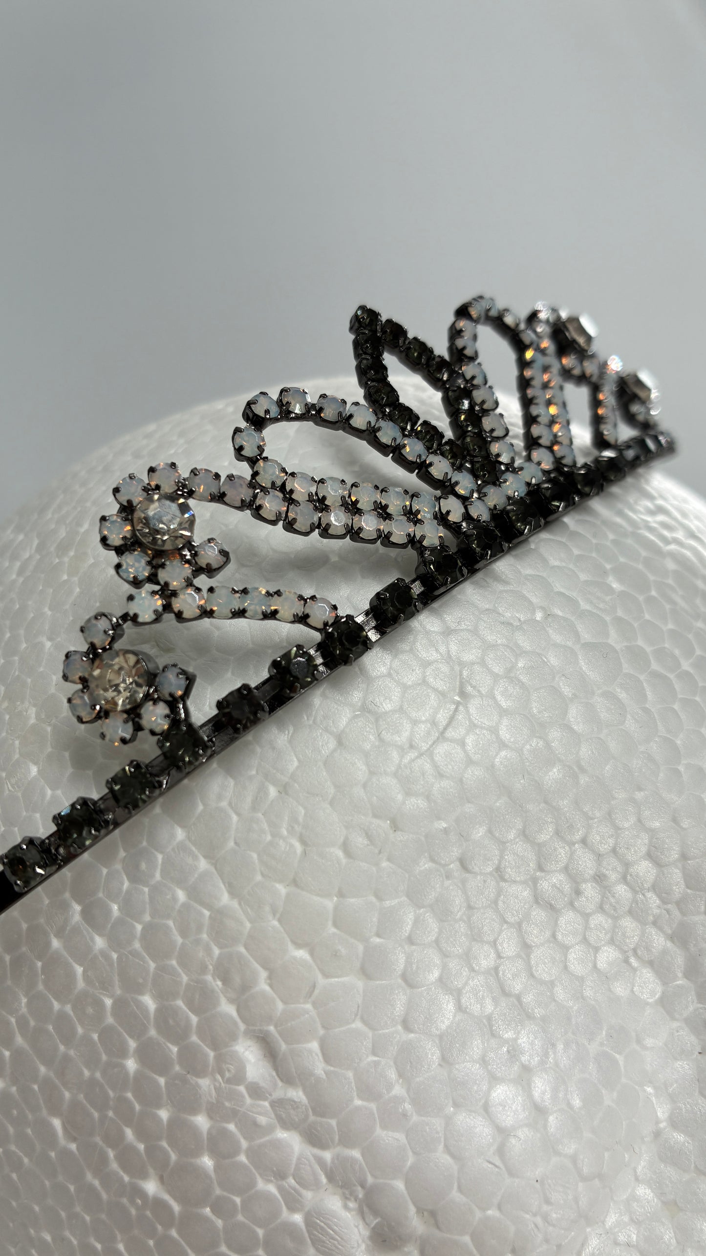 Free People Metal Rhinestone Tiara Headband