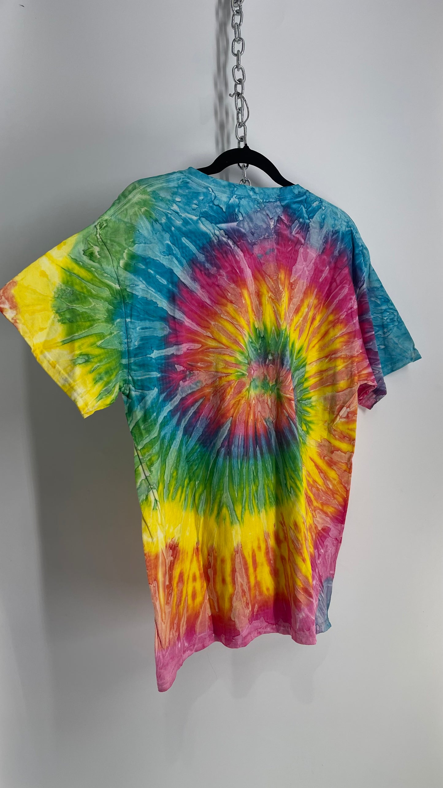 Deadstock Vintage North Carolina Tie Dye T Shirt (Large)