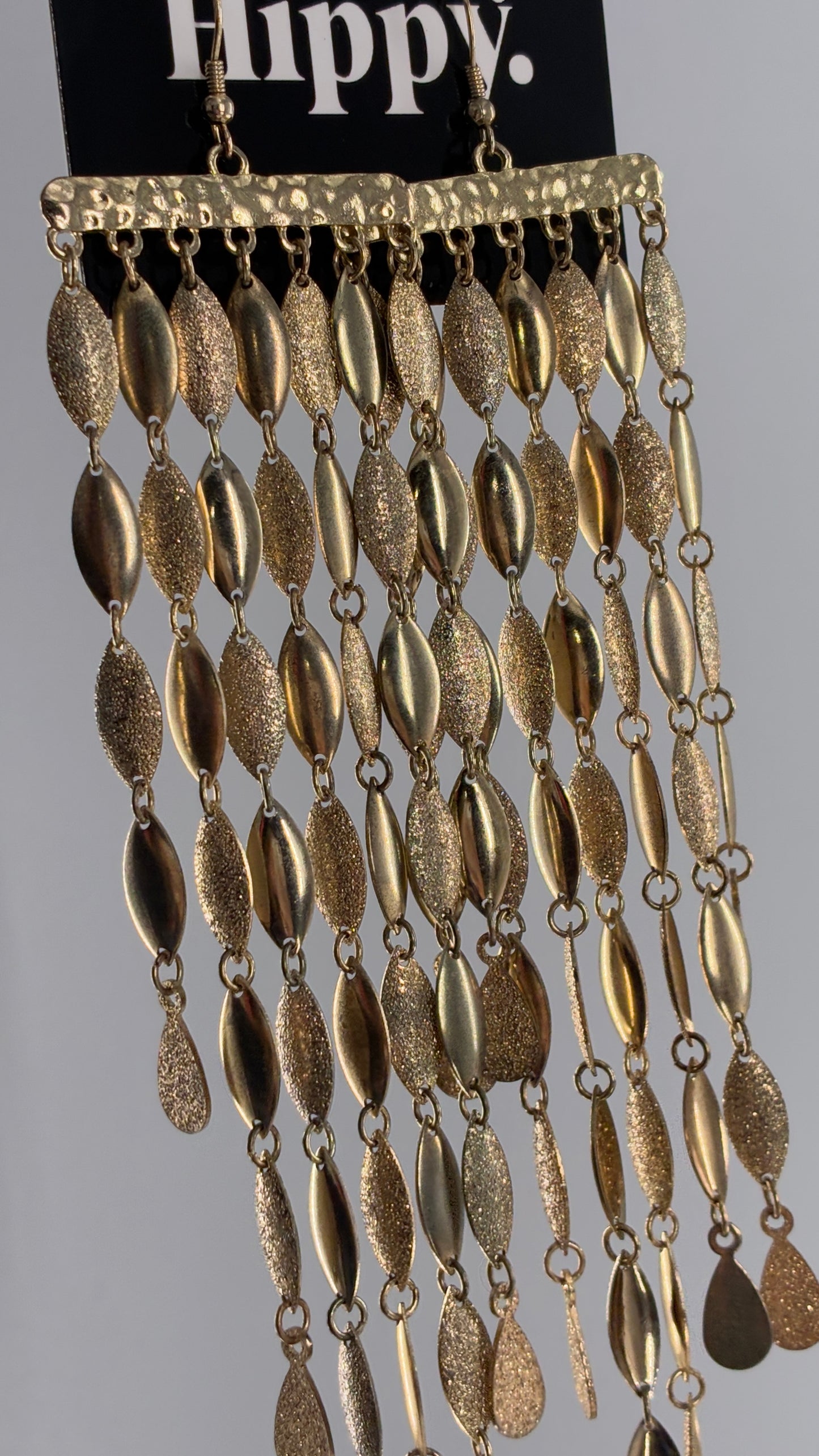 Vintage Dramatic, Chandelier Style Gold Earrings