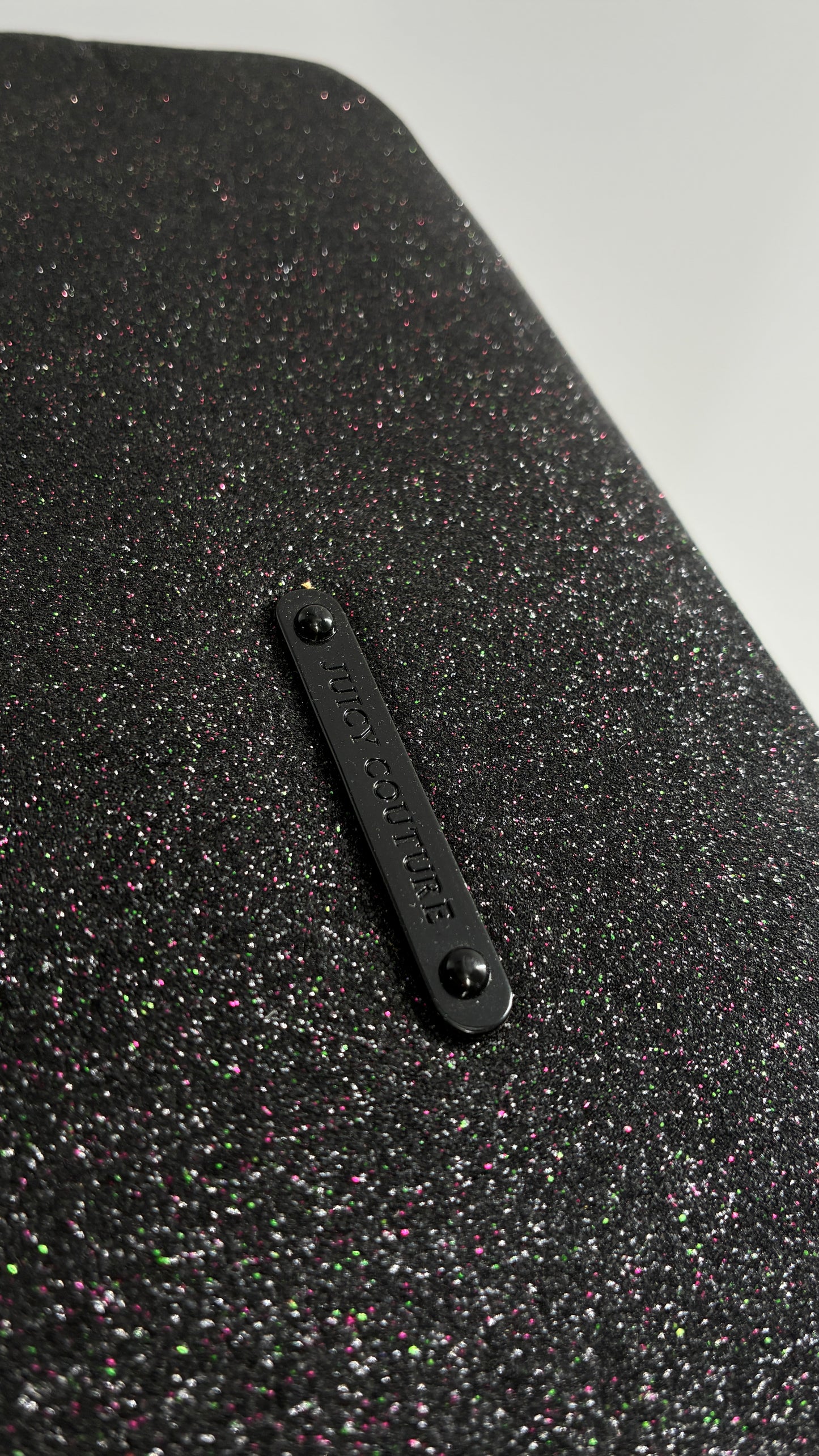 Vintage JUICY COUTURE Black Glitter Laptop Case with Tags Attached