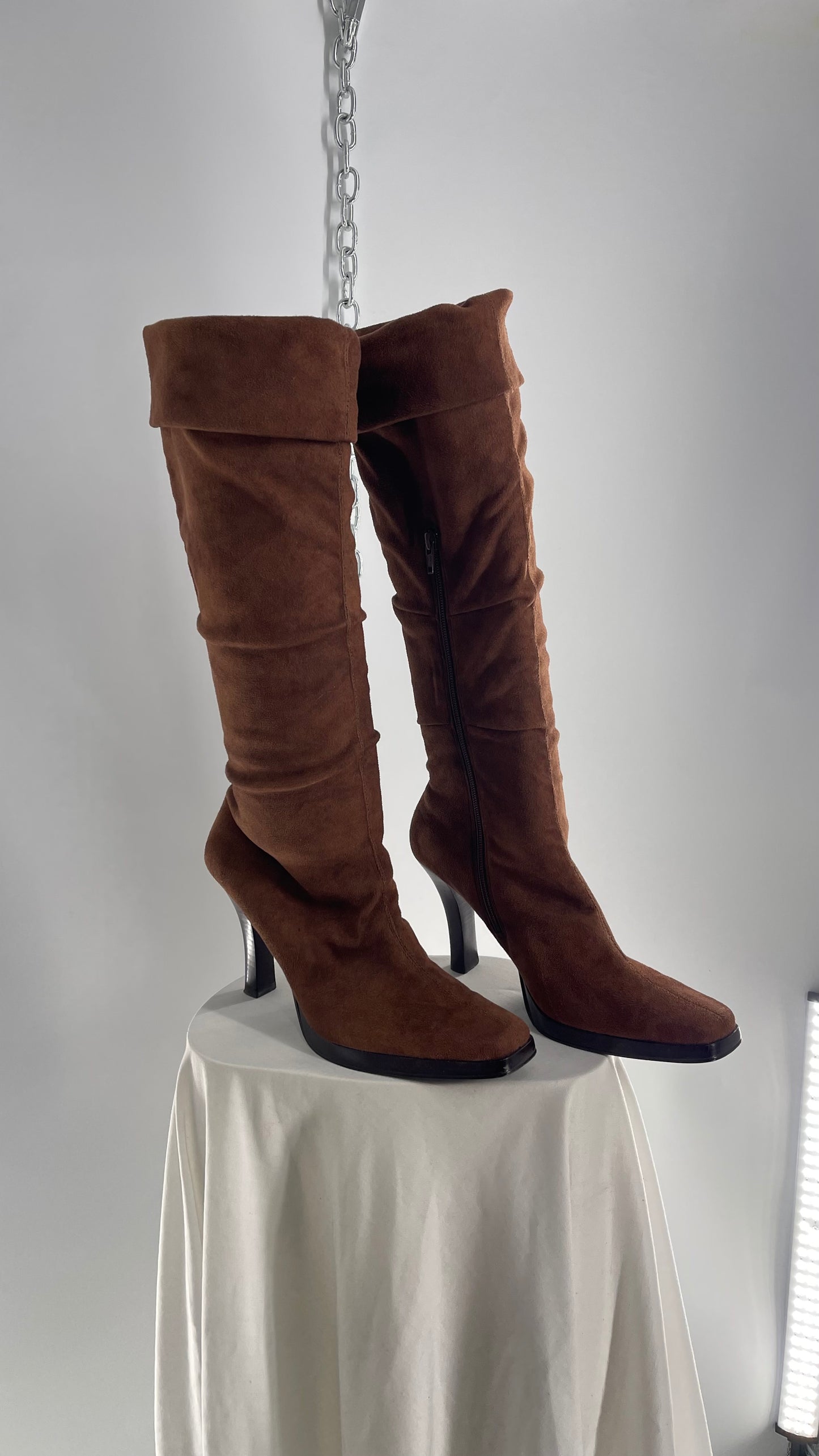 Vintage DIBA Round Toe Knee High Boots (10)