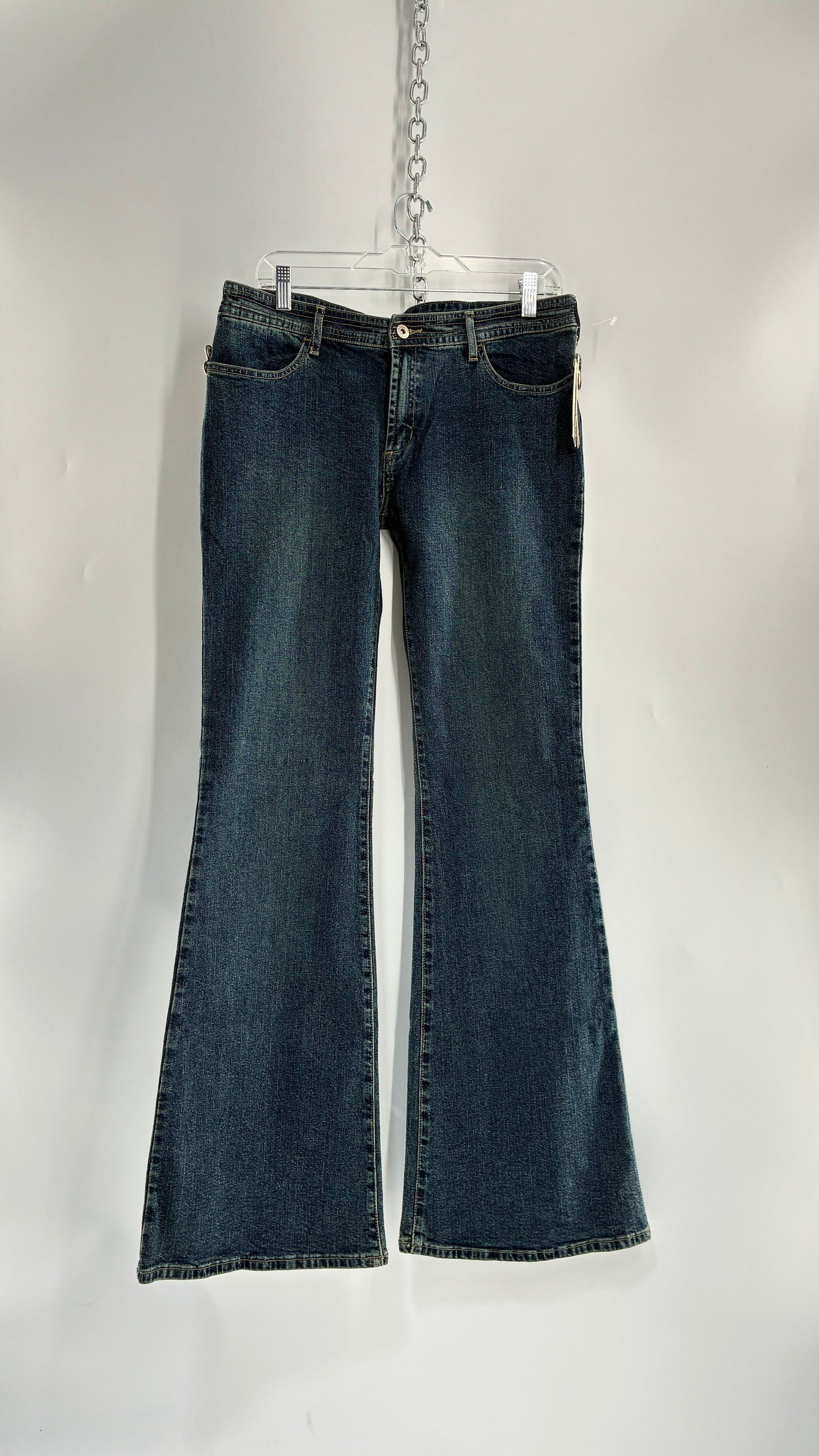 Deadstock Vintage TANNA JEANS with Cross Over Bum Detail and Tags Attached (8)
