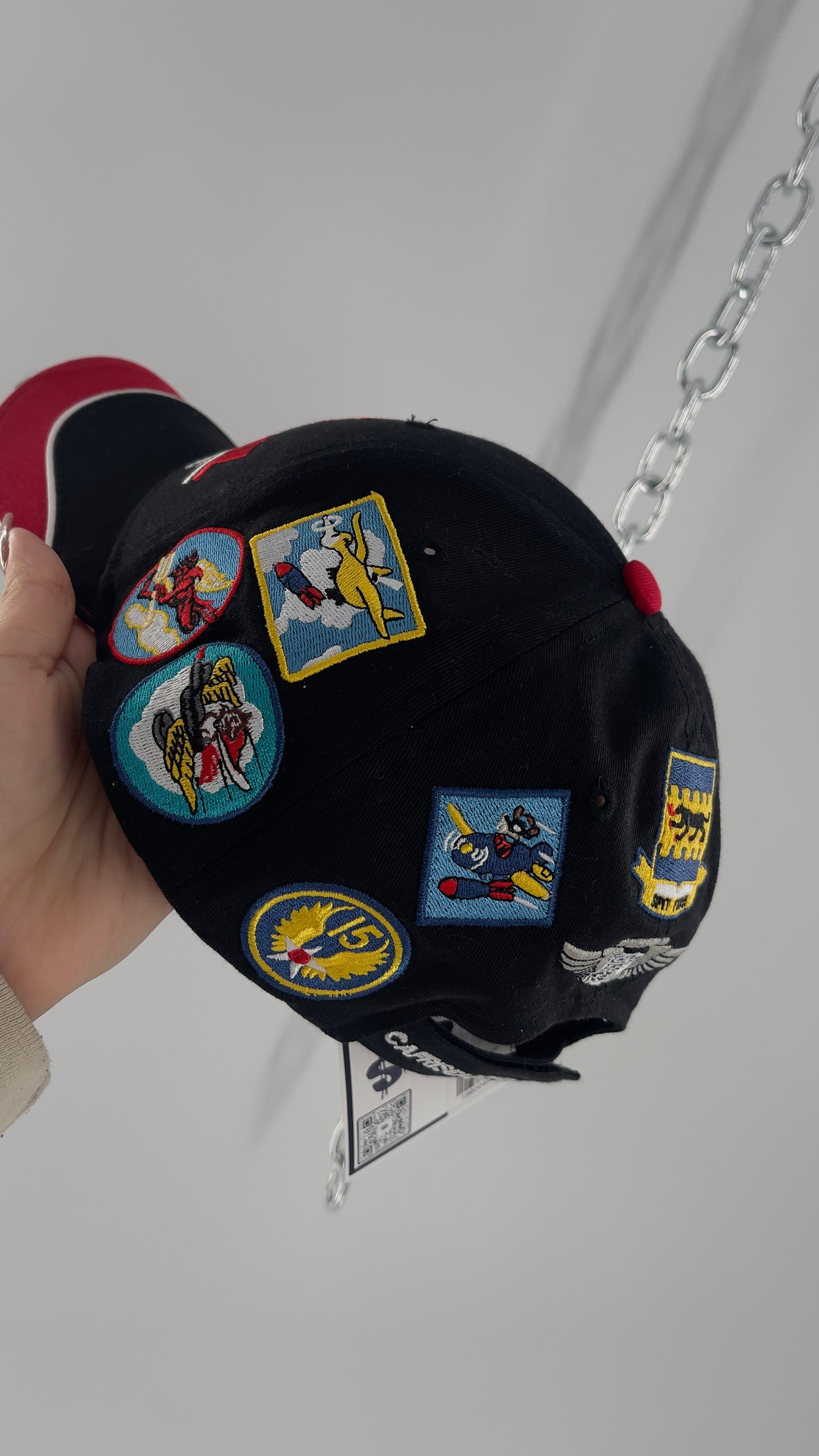 Vintage CAF Redtail Squadron Badge Patch Baseball Hat