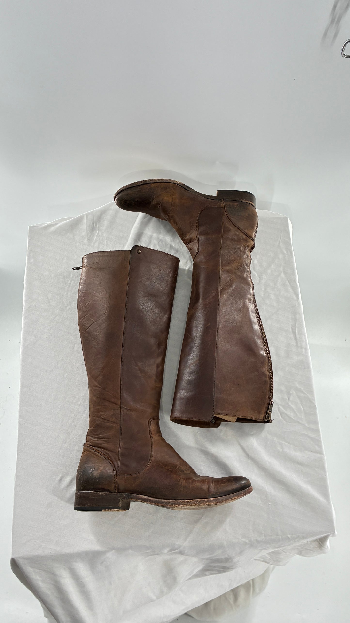 Vintage Distressed FRYE Riding Boots Made in Mexico (8)