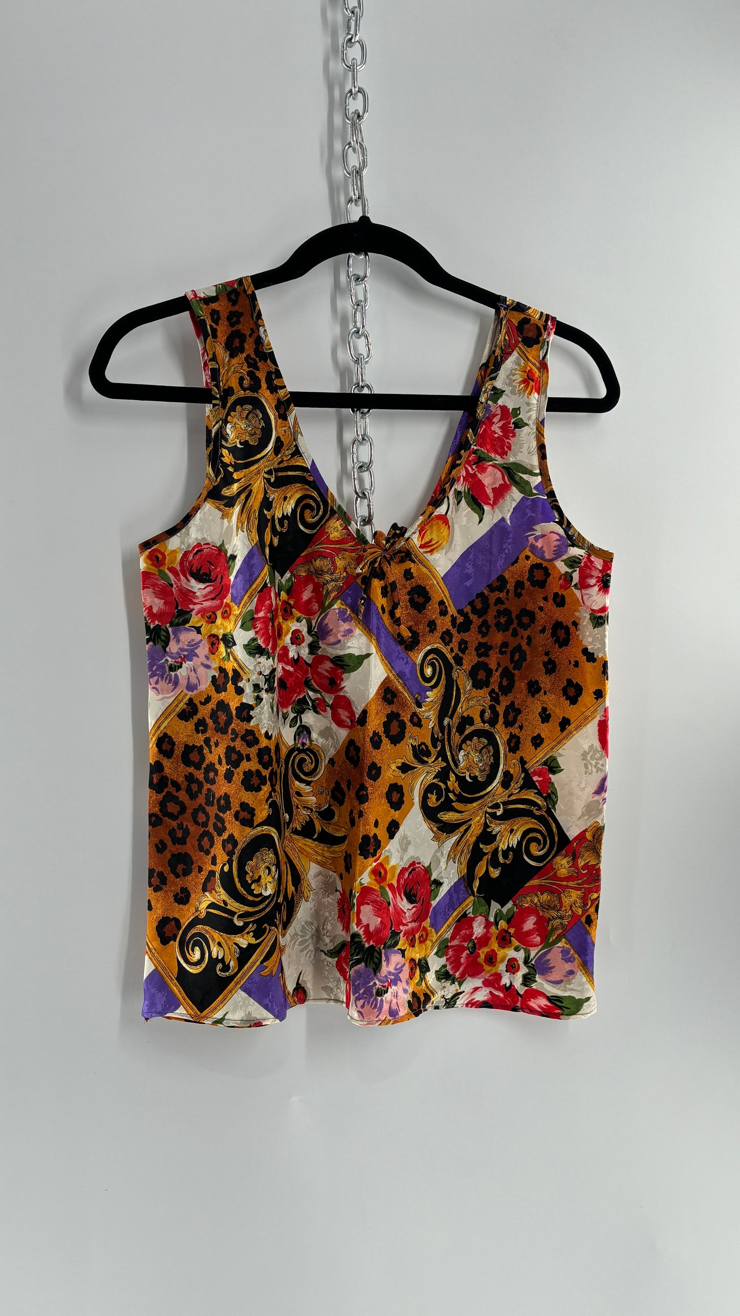 Vintage CORINNA Leopard Patterned Camisole (Medium)