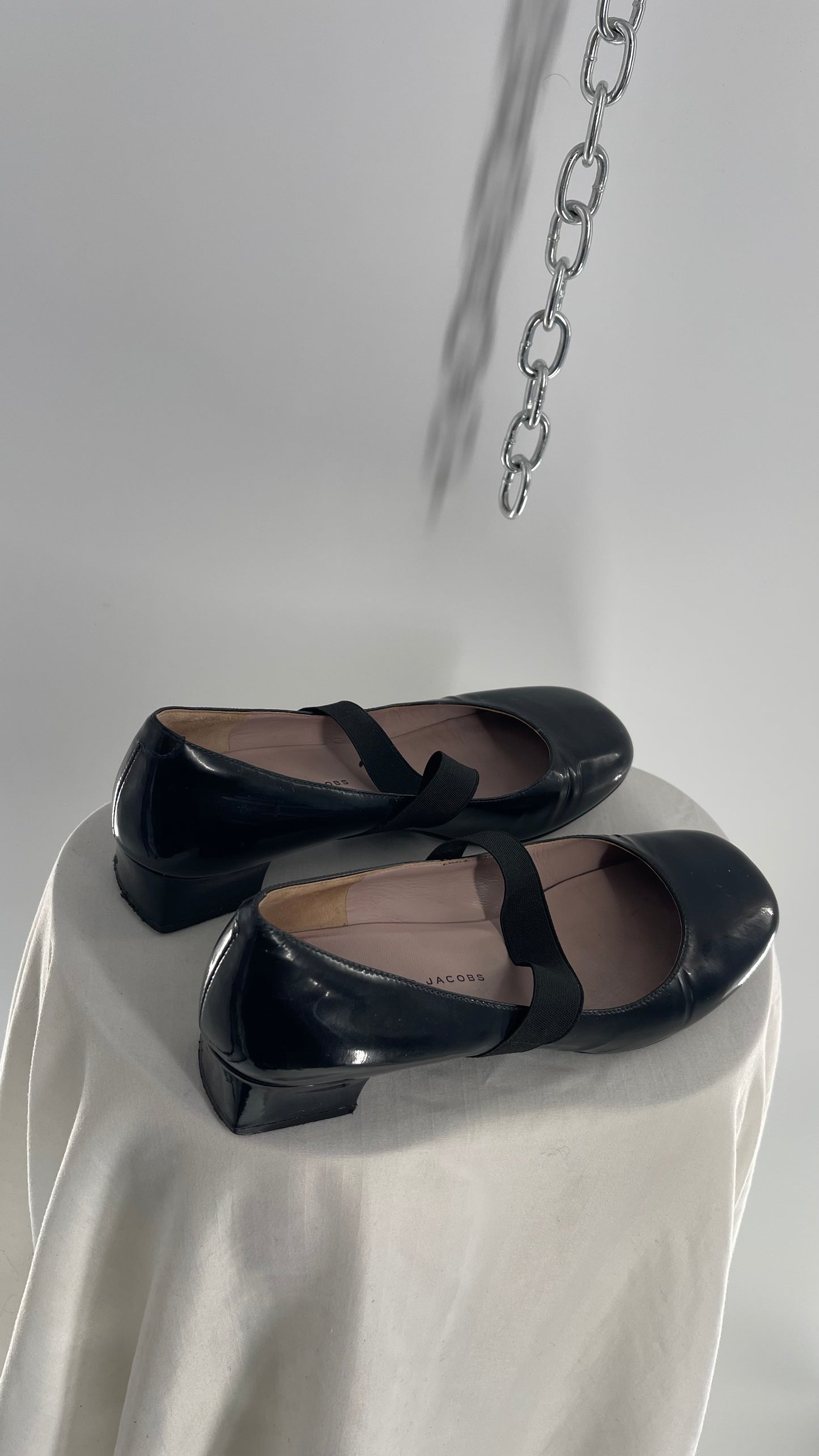 Marc by Marc Jacobs Patent Mary Jane Ballet Flats  (37.5)