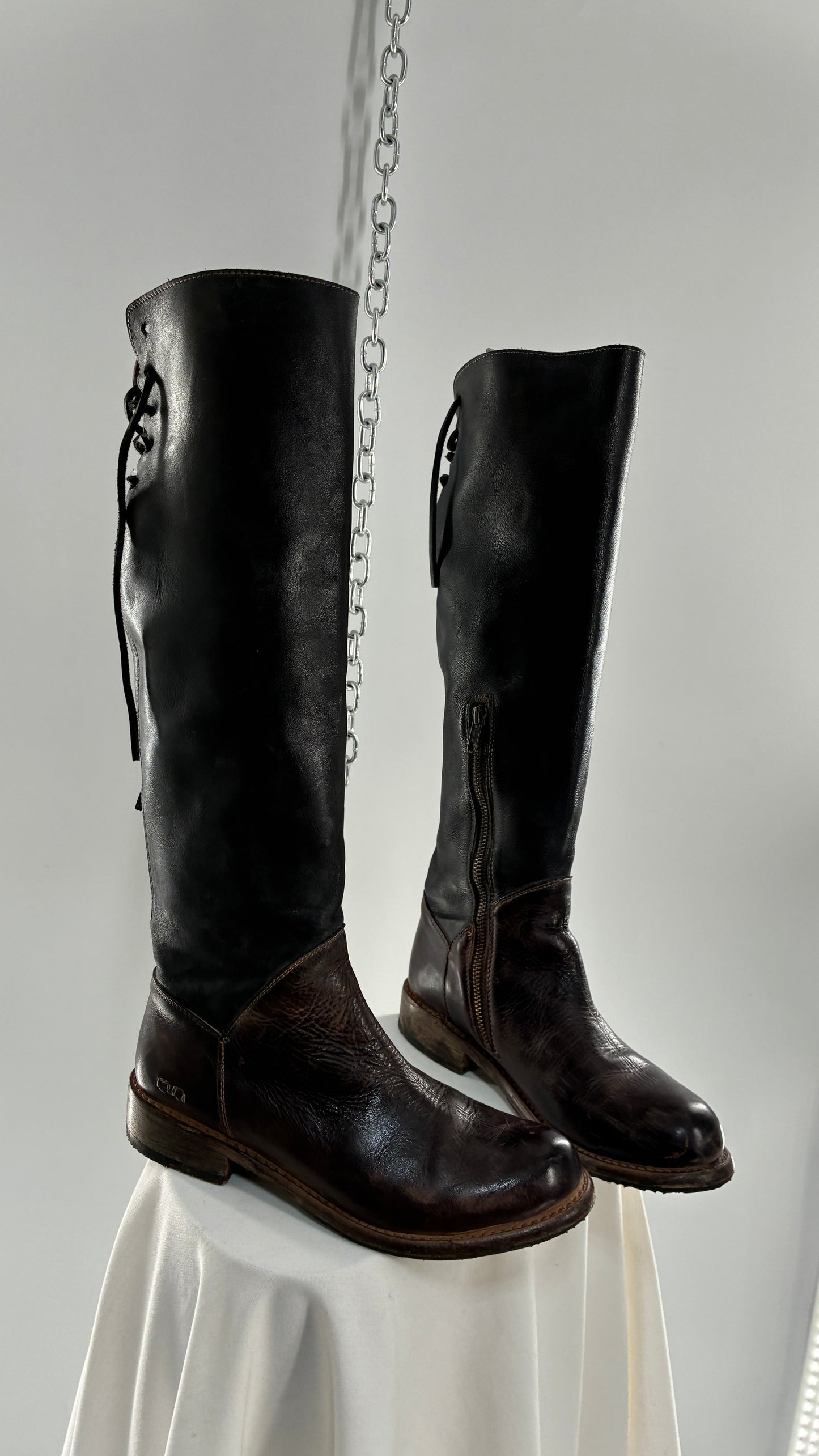 Vintage BEDSTÜ Manchester Two Toned Tall Riding Boots (7)