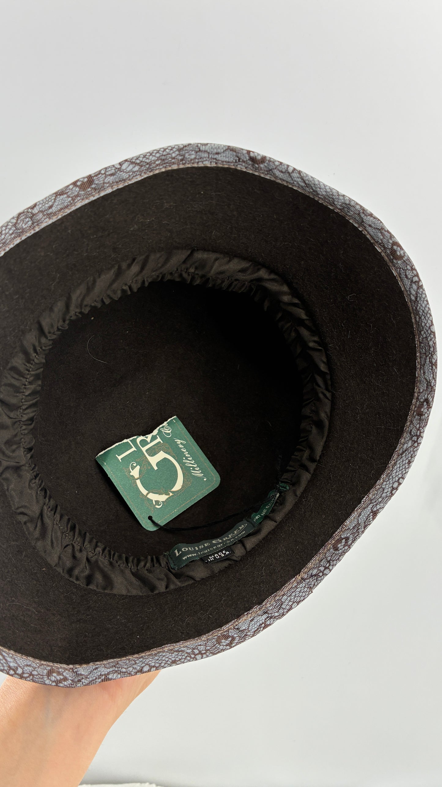 Deadstock Vintage LOUISE GREEN Millinery Hat