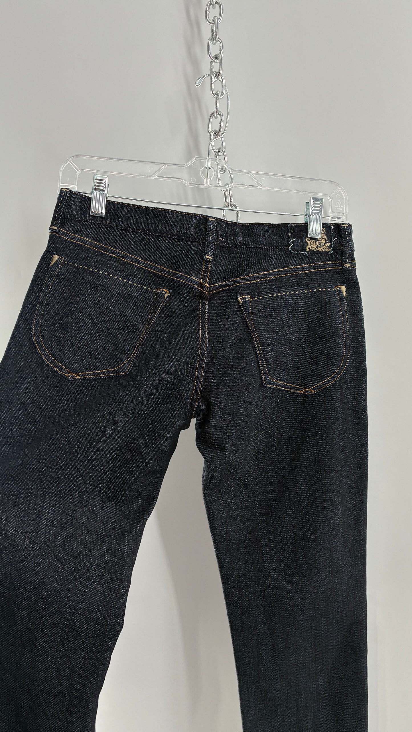 Vintage GOLD SIGN Dark Wash Low Rise Jeans (26)