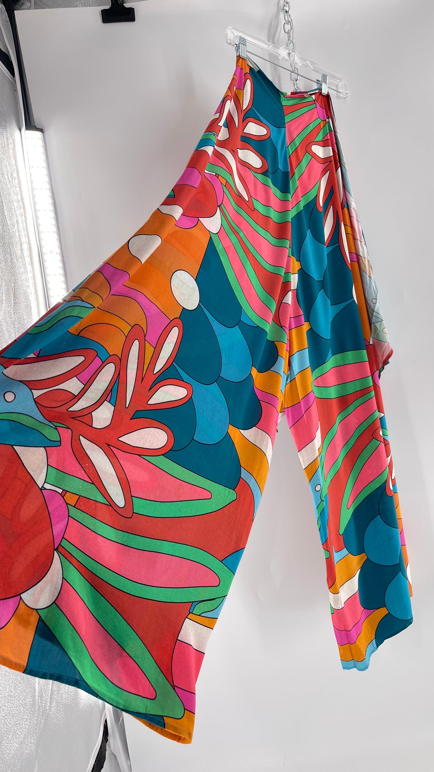 Handmade 9 in 1 RIO IPANEMA Colorful Abstract Jumpsuit (One Size) •AS SEEN ON TIKTOK•