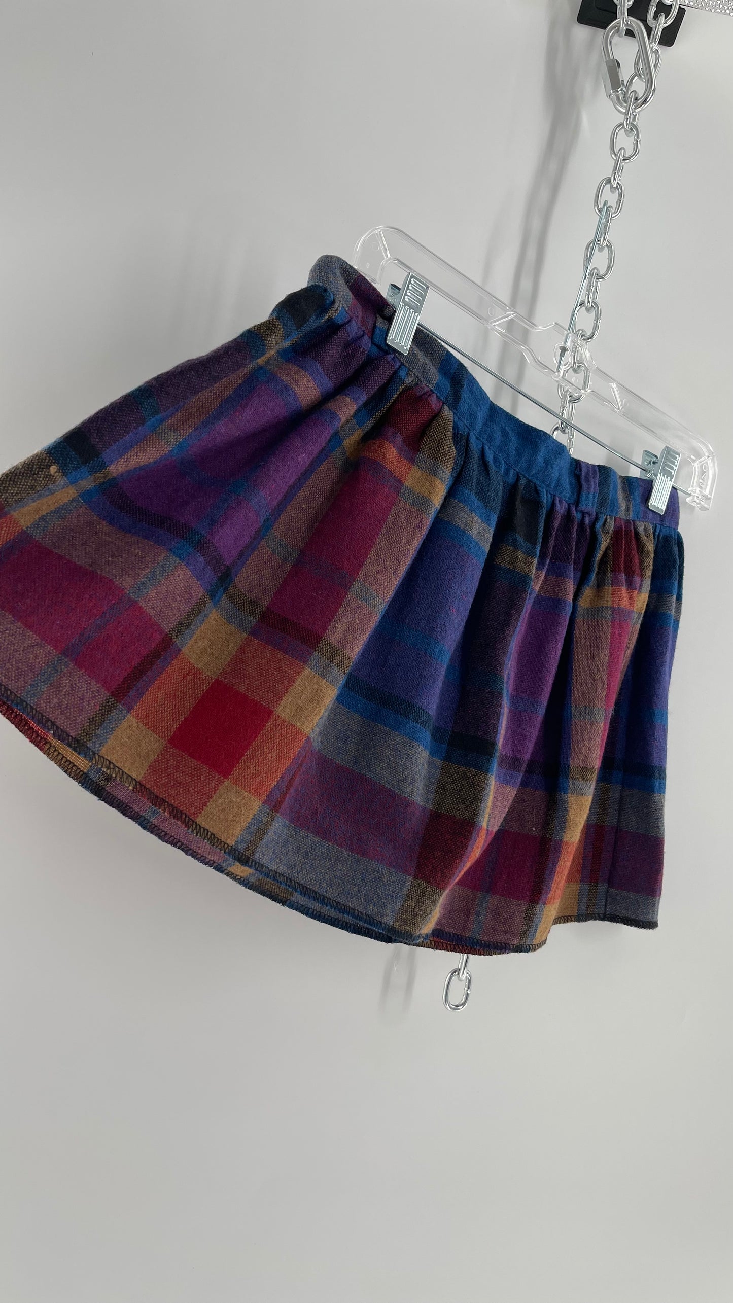 Urban Outfitters Urban Renewal Plaid wool Skirt with Tags Attached (XS)