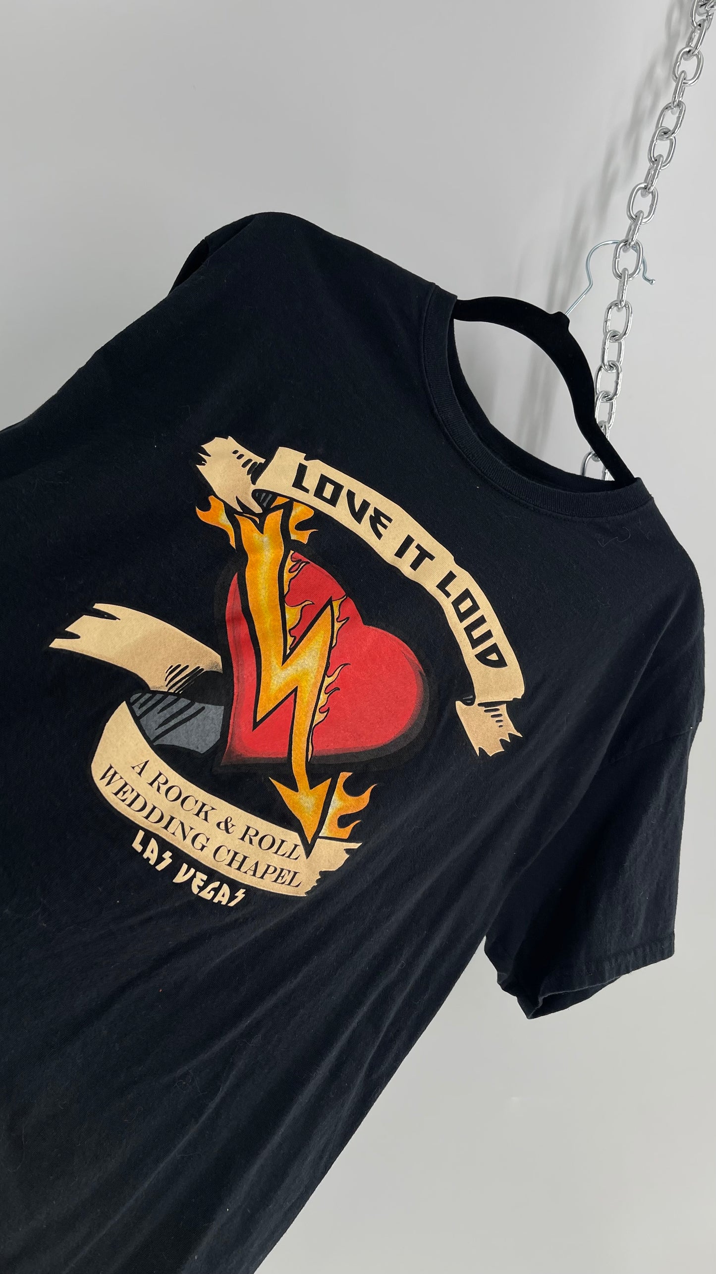 Vintage Love it Loud Las Vegas T Shirt (Medium)