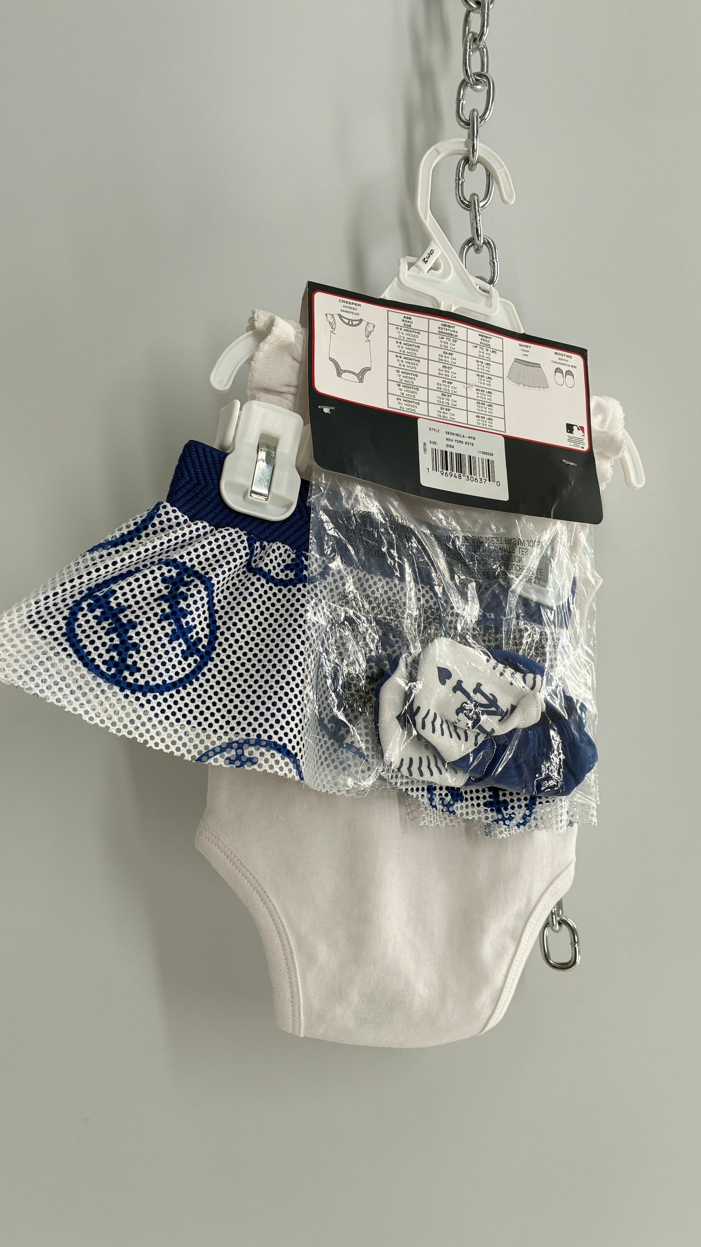Vintage METS Newborn 3pc Set (0/3MO)