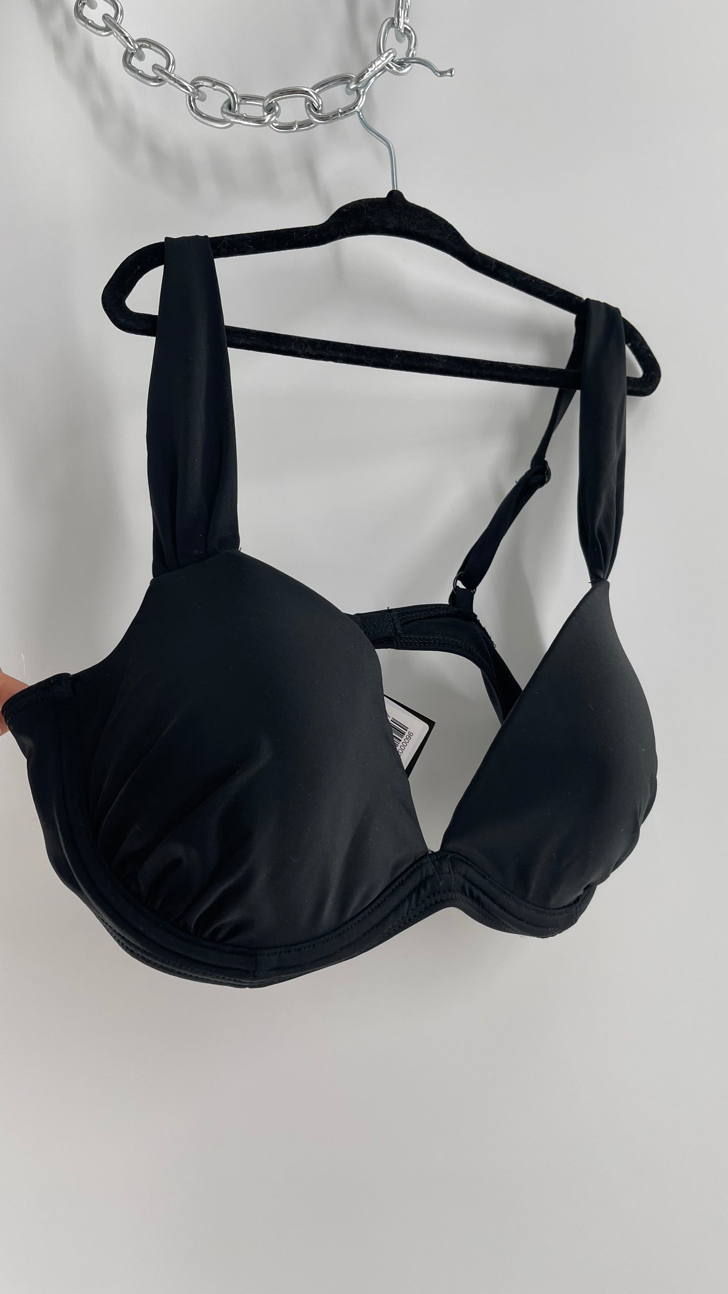 Urban Outfitters Out From Under Black Underwire Swim Top (Medium)