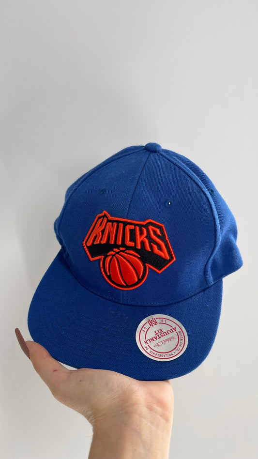 Vintage Knicks Mitchell & Ness SnapBack Hat Embroidered Logo