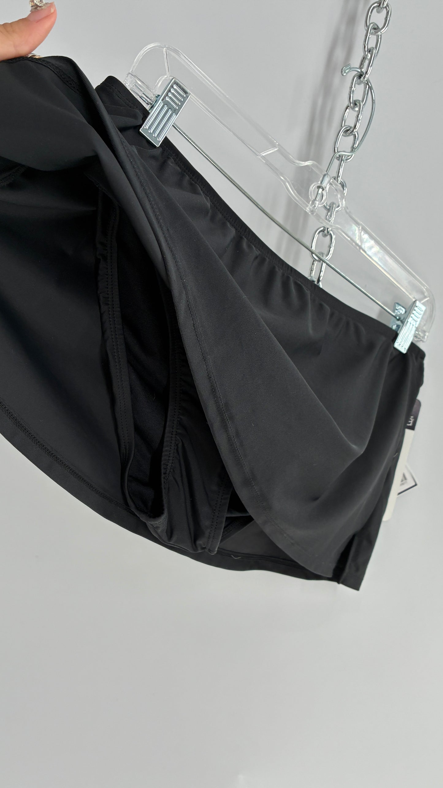Vintage Deadstock CATALINA Black Low Rise Micro Mini Skirt (8/10)