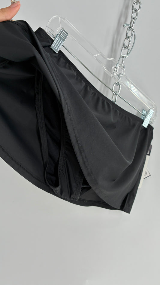 Vintage Deadstock CATALINA Black Low Rise Micro Mini Skirt (8/10)