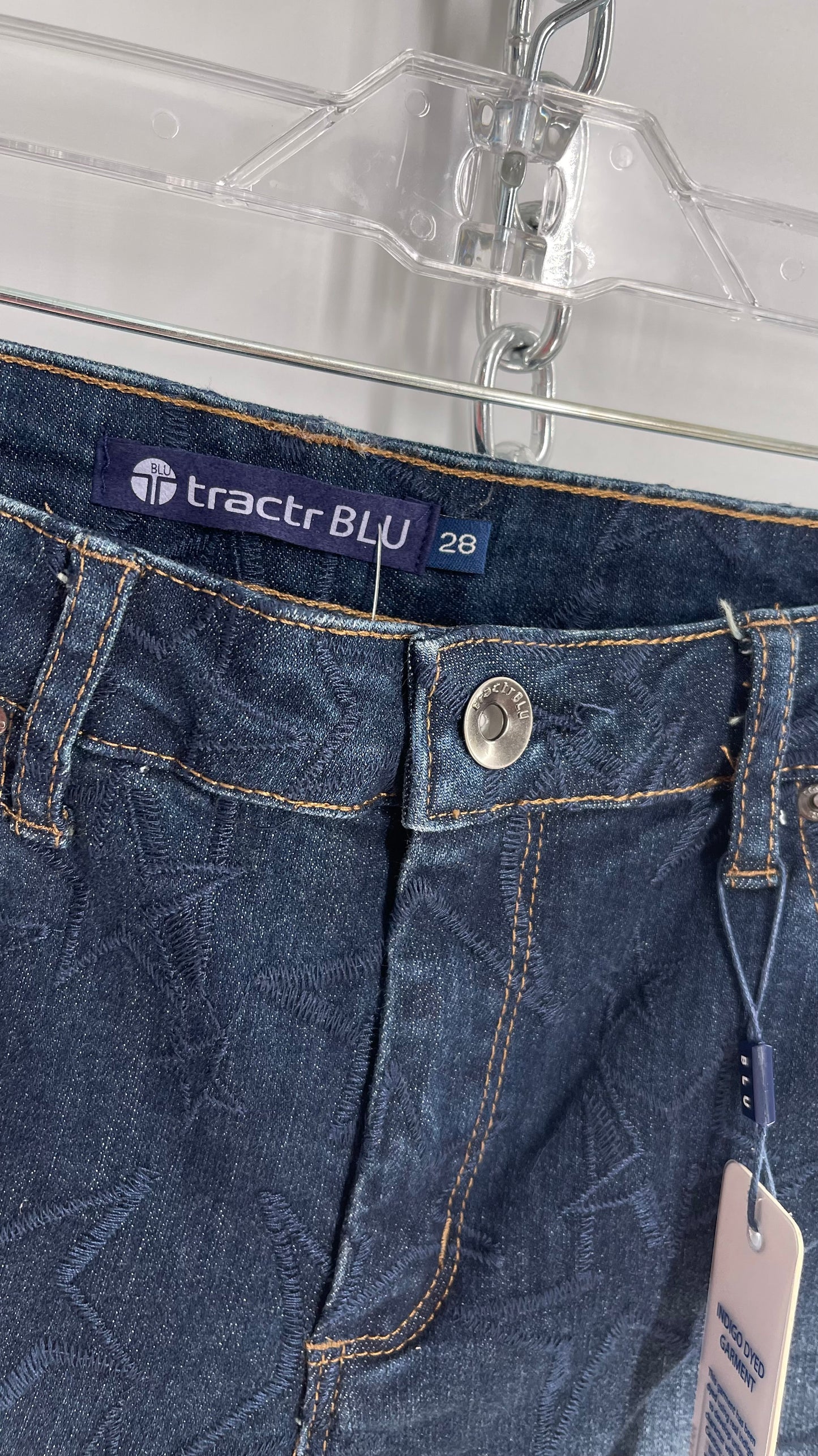 Tractr BLU Star Embroidered Jeans with Tags (28)