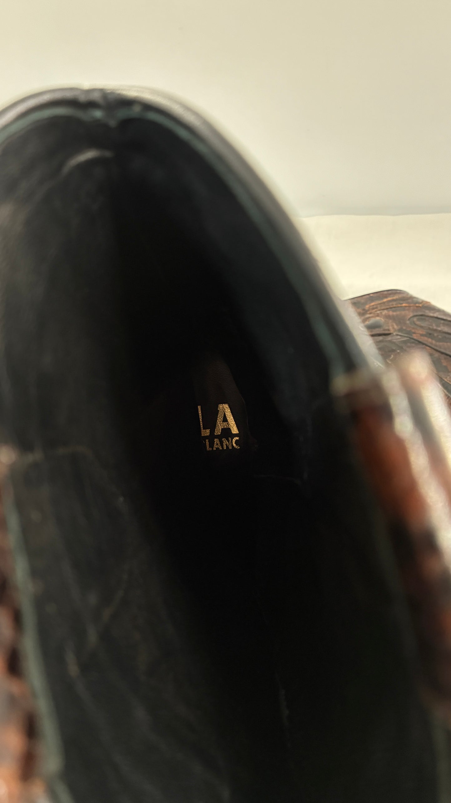 Vintage LABLANC Snakeskin Cowboy Boots with Hearts Made in Italy (36)