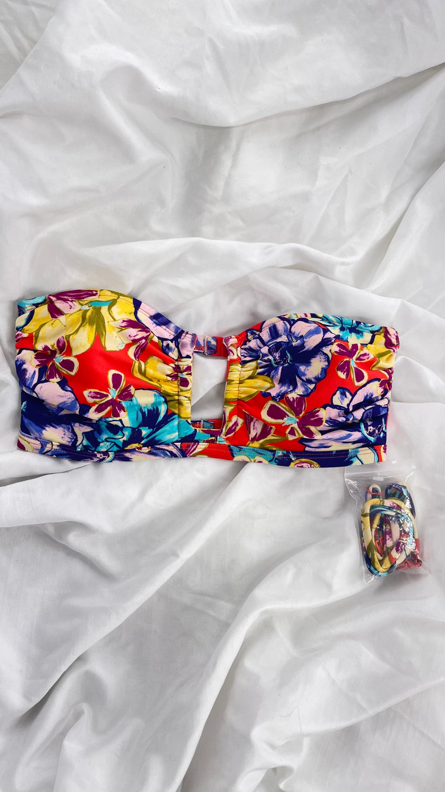 Urban Outfitters Out From Under Tropical Floral Swim Top (Small)