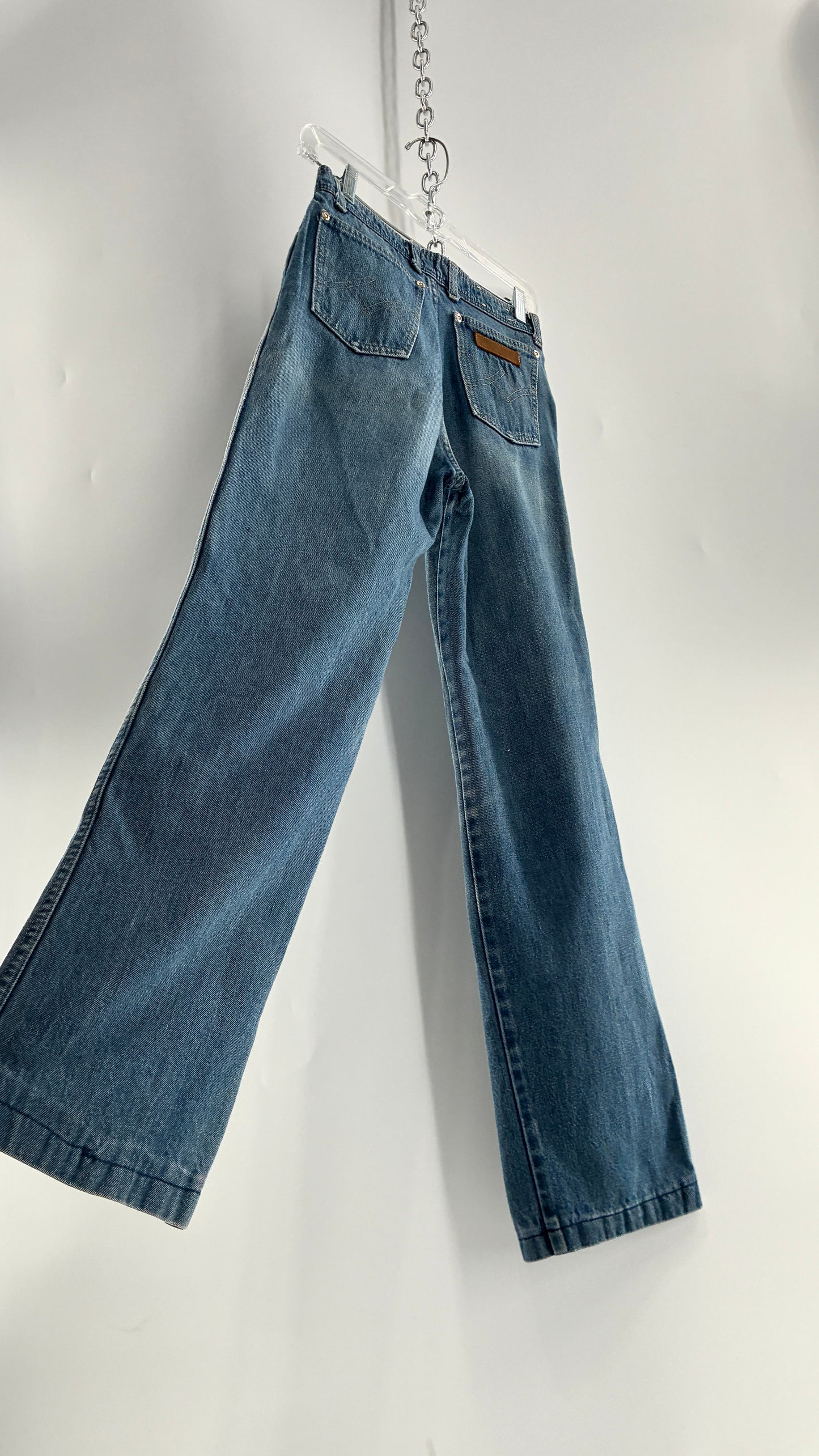 Vintage Oscar de la Renta Light Wash Straight Leg Jeans (10)