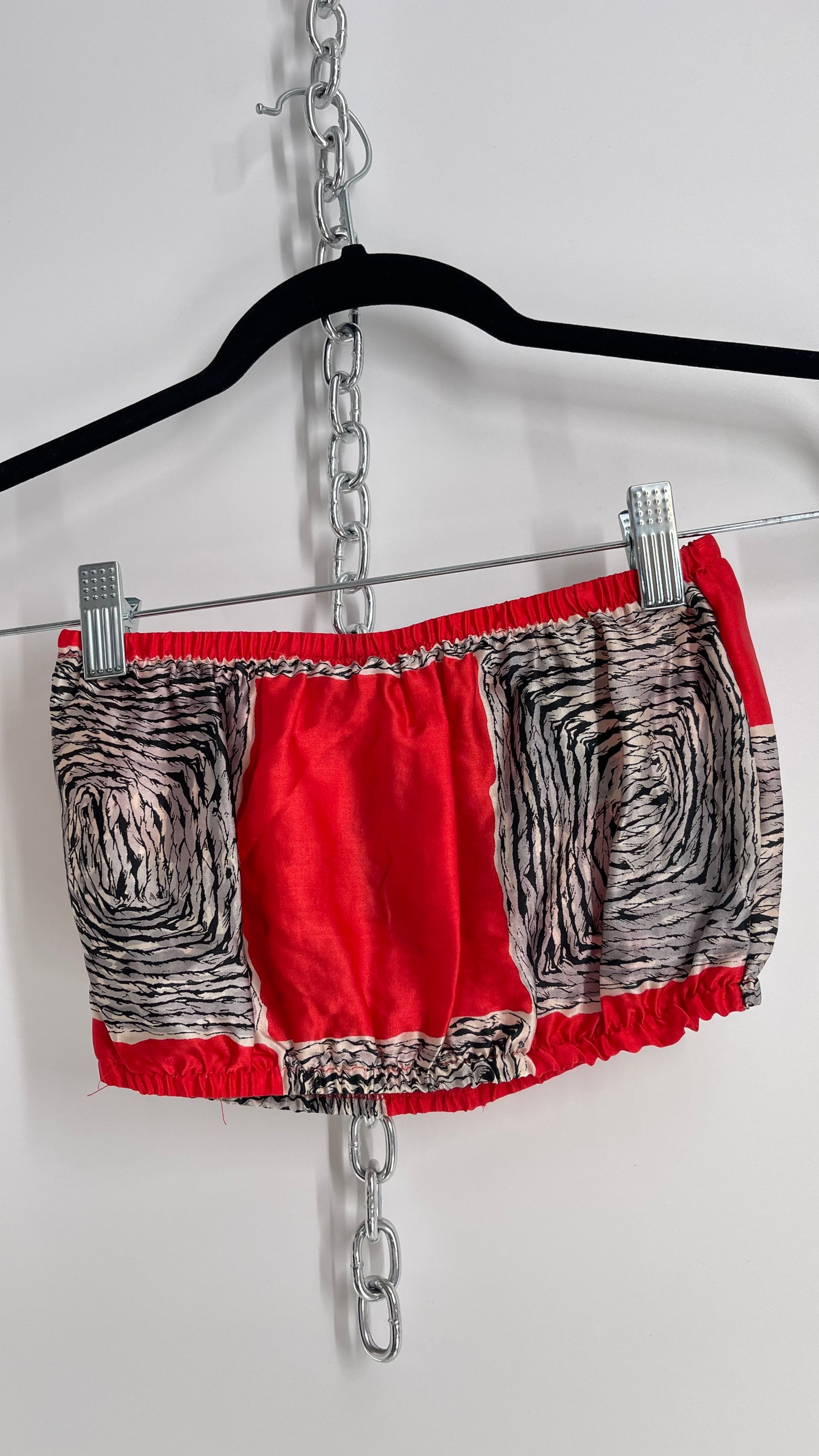 Urban Outfitters Reworked Red Bandeau with Tags Attached (M/L)