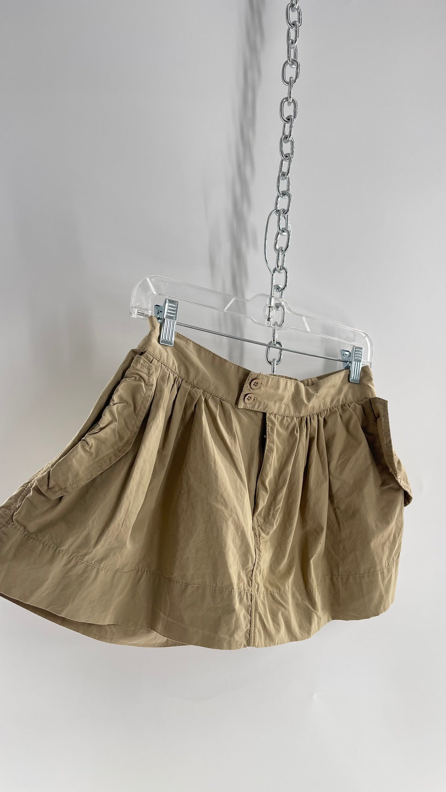 BDG Khaki Ultra Micro Mini Skirt with Tags Attached (Small)