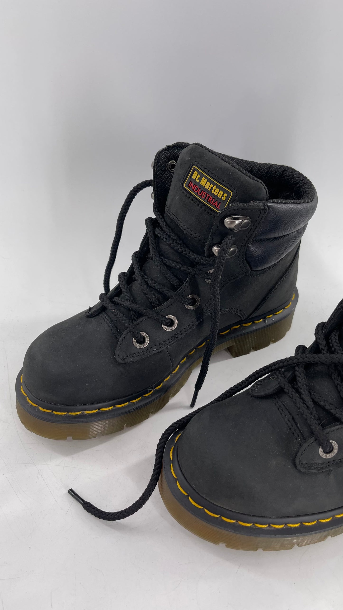 Doc Martens Industrial Black Combat Boots (6)