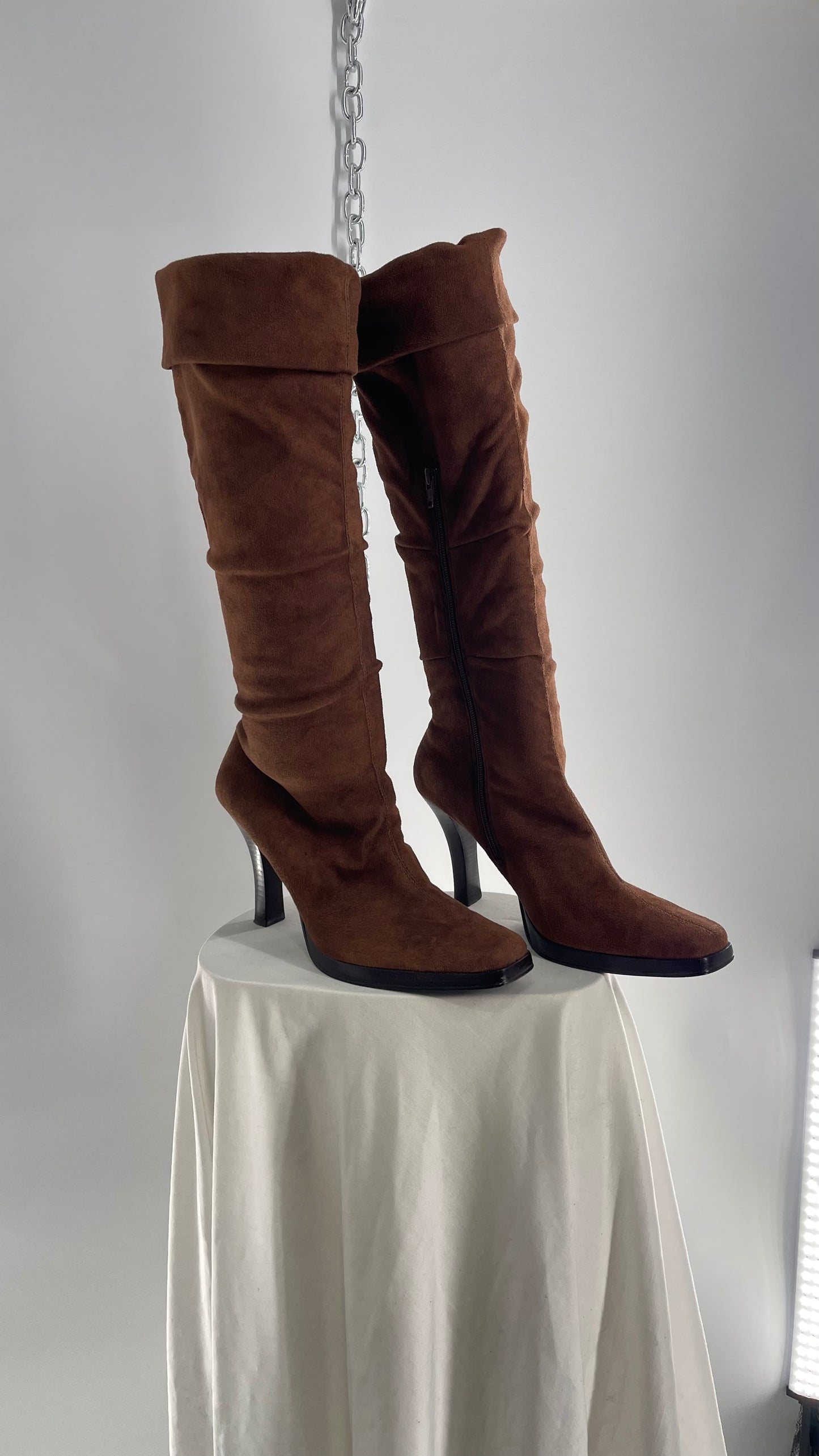 Vintage DIBA Round Toe Knee High Boots (10)